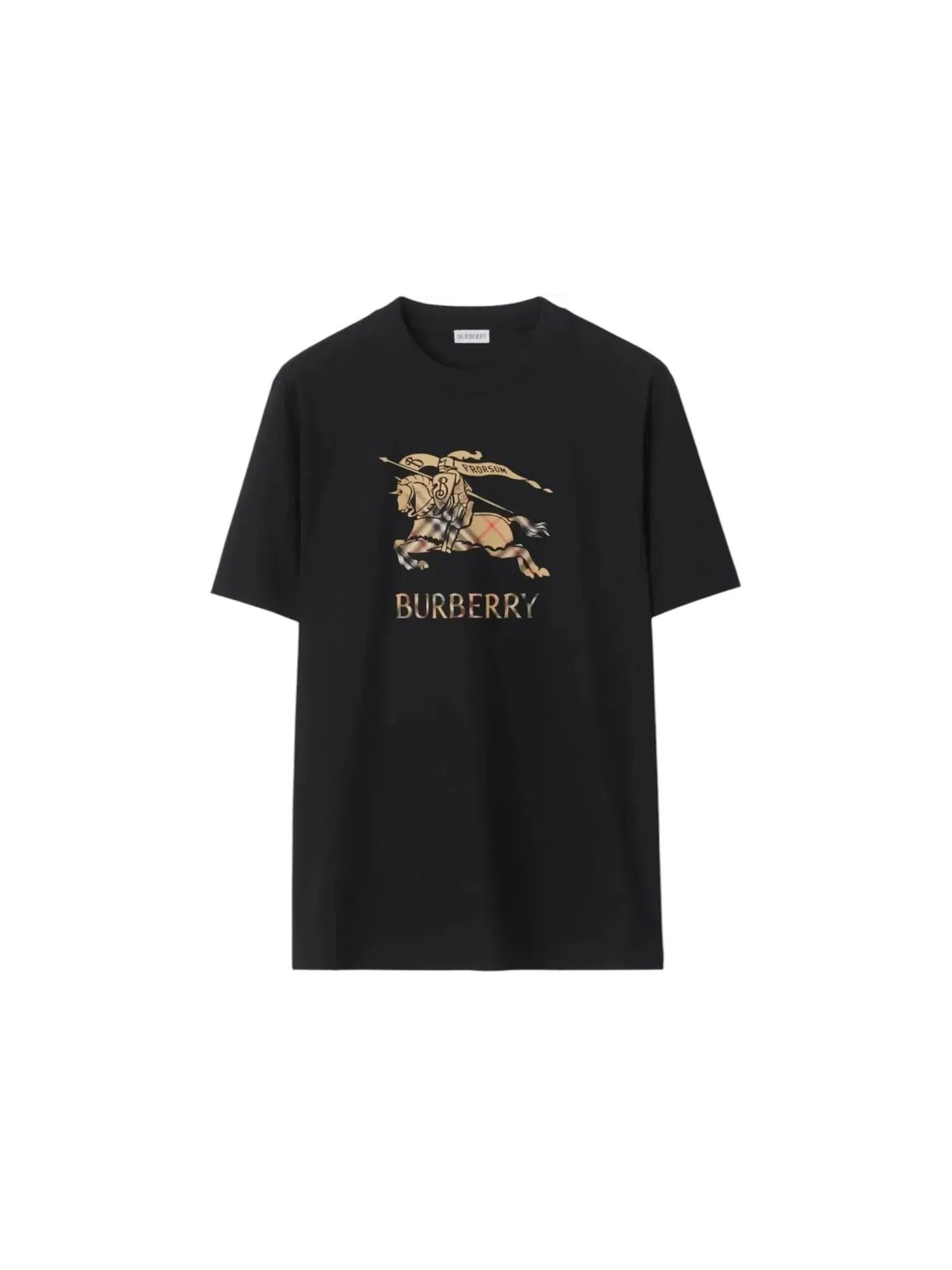 Мужская футболка с принтом Seth Ekd T-shirt Burberry — изображение 1 из 1, черный