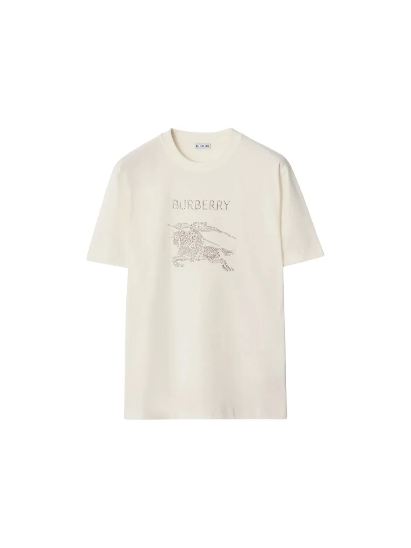 Мужская футболка с логотипом Seth Knight Burberry — изображение 1 из 1, мел