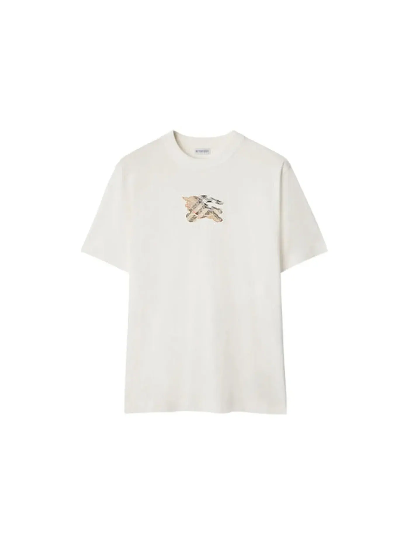 Мужская футболка с коротким рукавом Burberry — изображение 1 из 1, мел