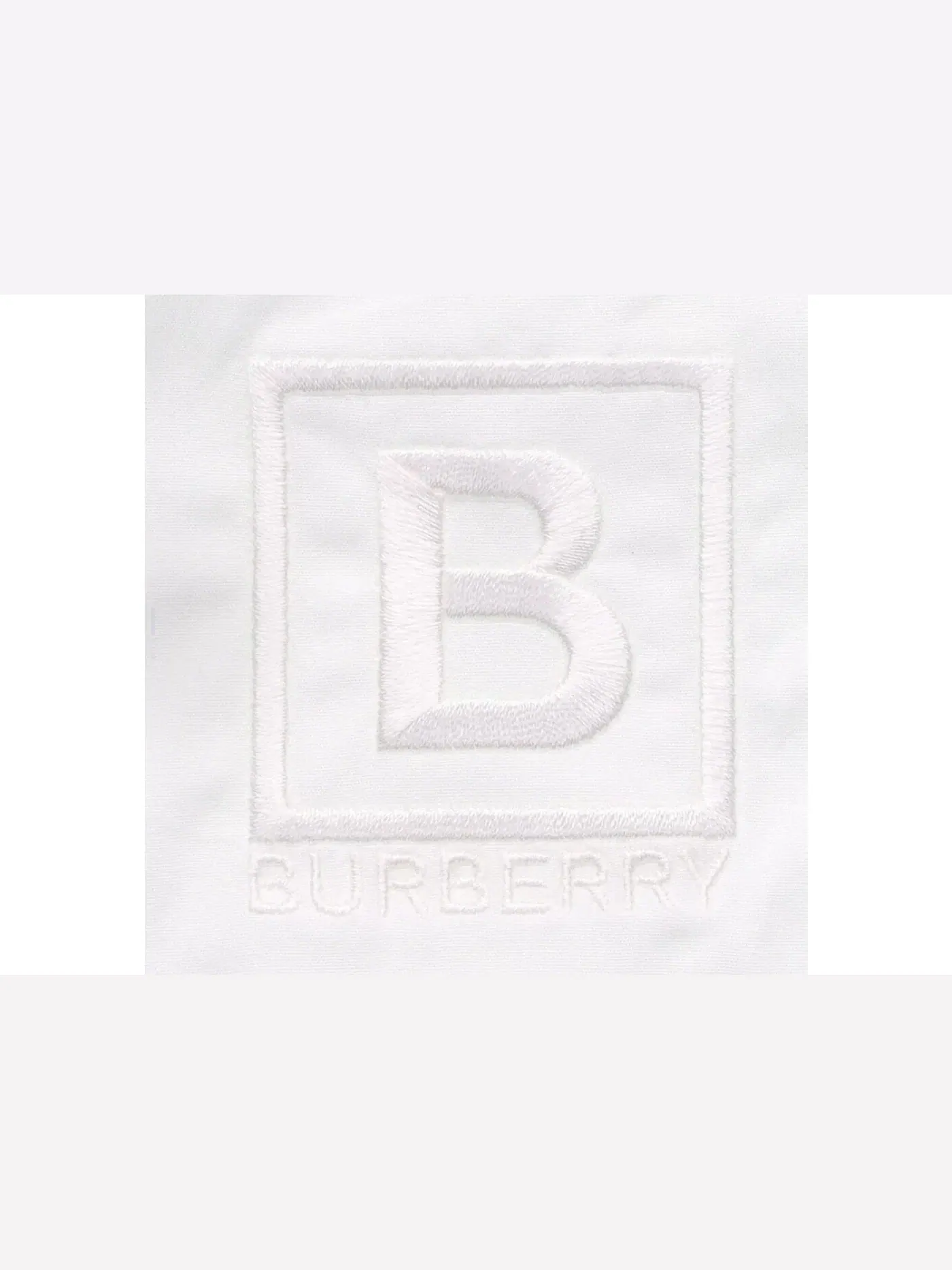 Мужская футболка с принтом Burberry — изображение 2 из 2, белый
