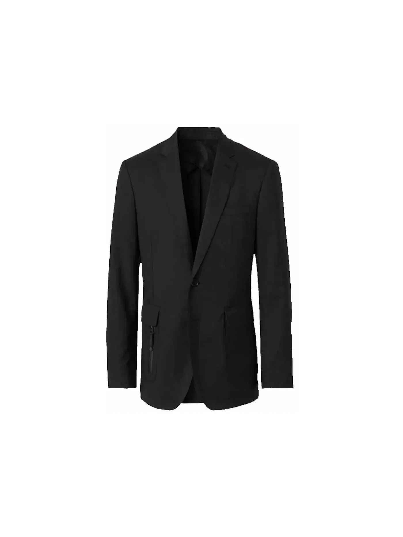 Мужской пиджак шерстяной Slim Fit Burberry — изображение 1 из 2, черный