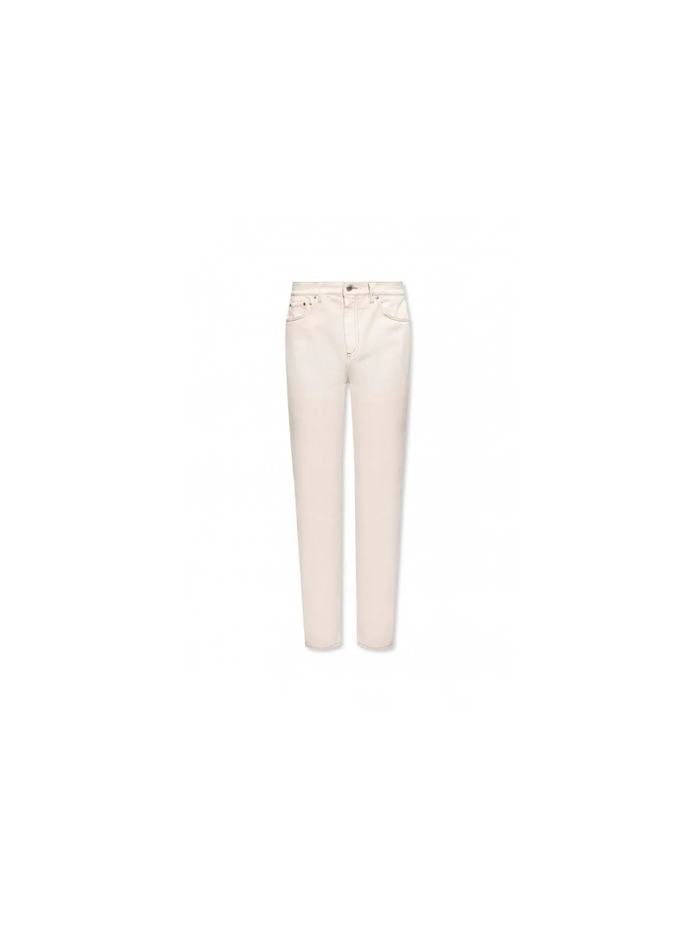 Мужские джинсы зауженные Slim Stretch Cotton Burberry — изображение 1 из 1, бежевый