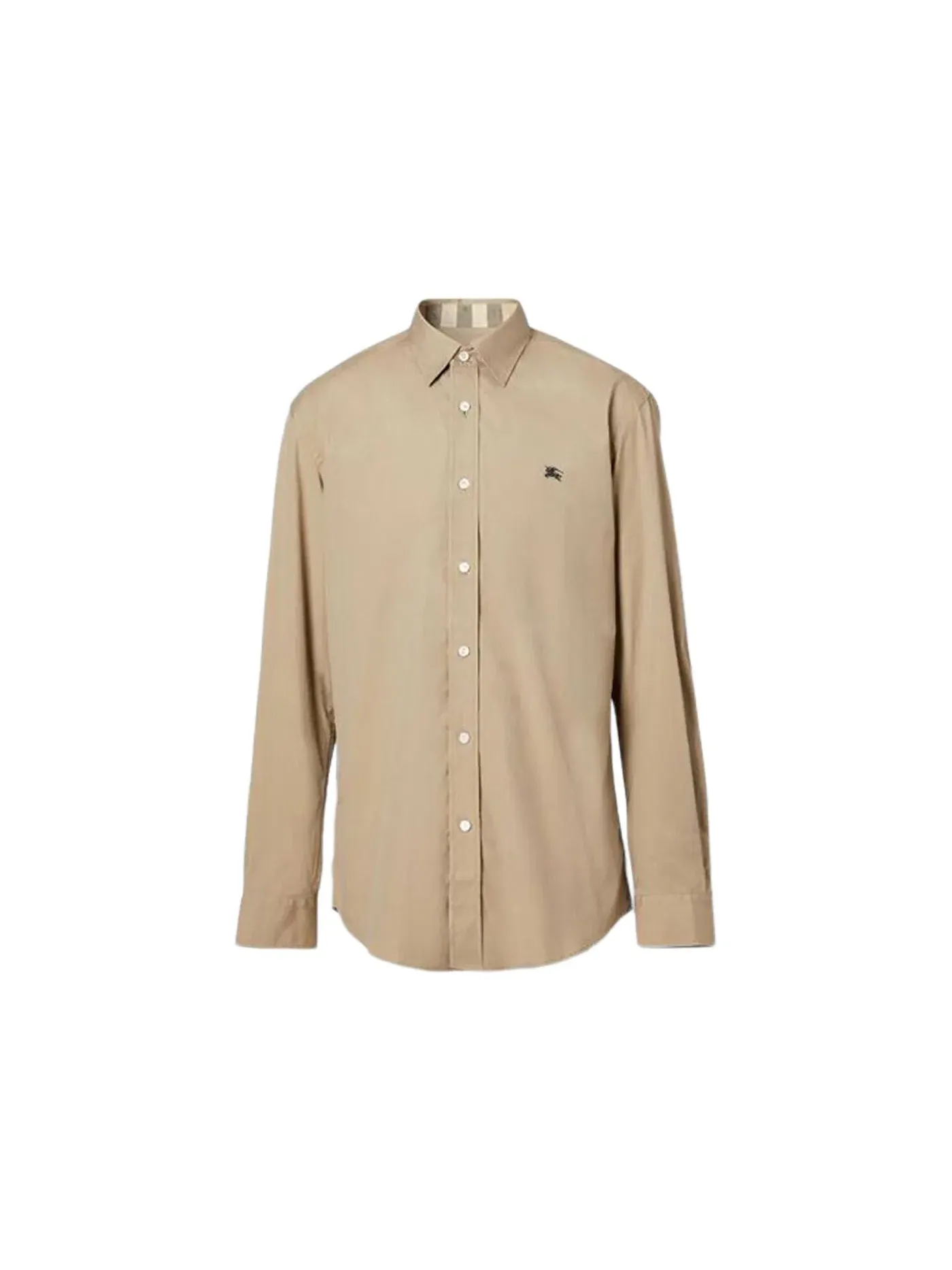 Мужская рубашка из хлопкового поплина EKD Burberry — изображение 1 из 1, бежевый
