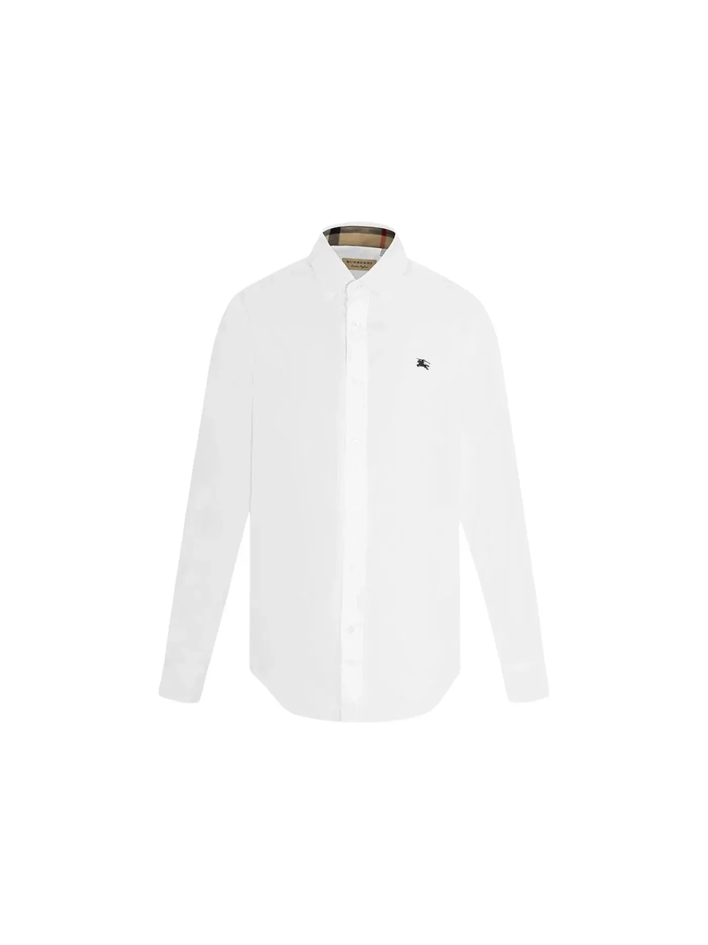Мужская рубашка из хлопкового поплина Shirt Burberry — изображение 1 из 1, белый