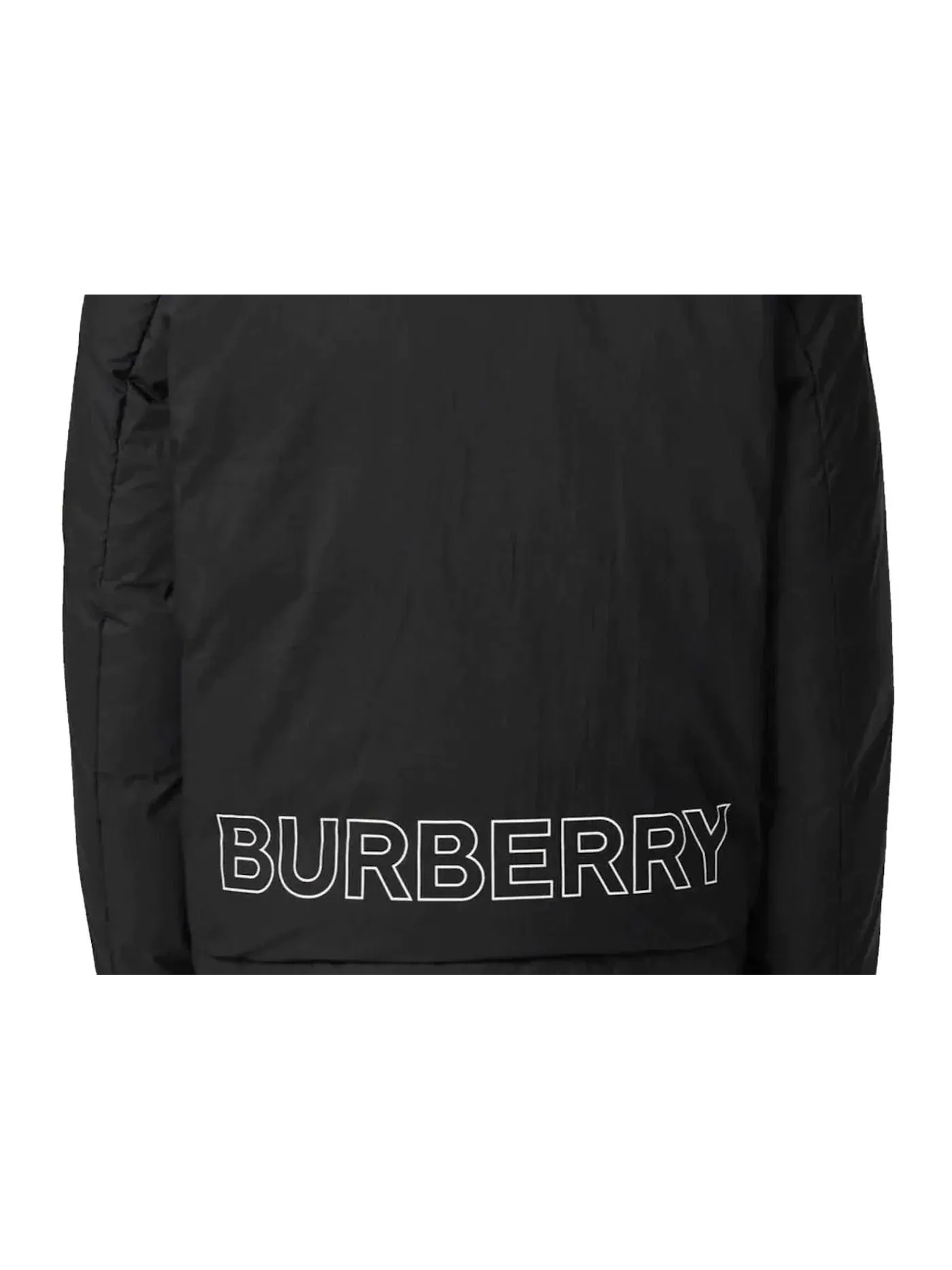 Мужская куртка пуховик Down Jacket Burberry — изображение 2 из 2, черный