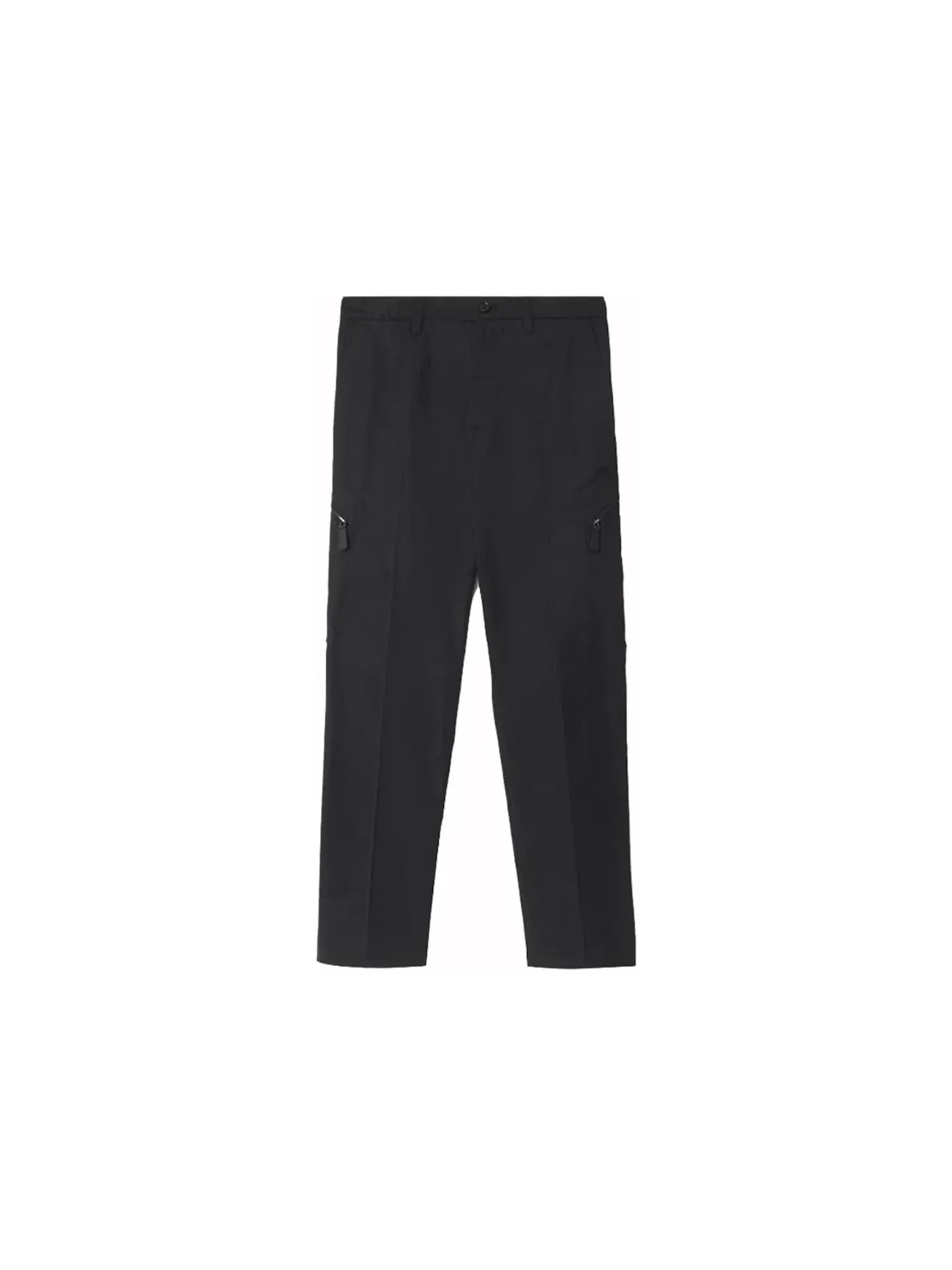 Мужские брюки прямого кроя Trousers Burberry — изображение 1 из 1, черный