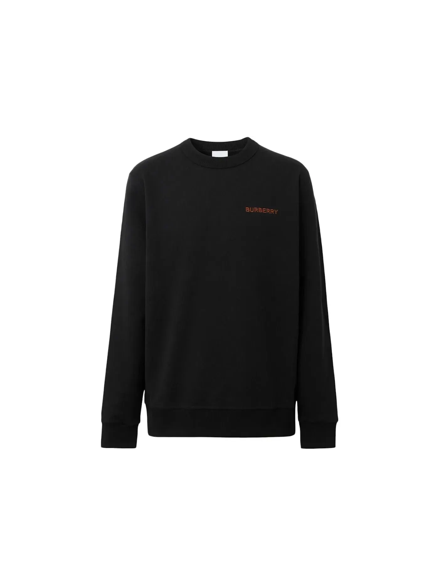 Мужской свитшот с вышивкой TB Logo Burberry — изображение 1 из 2, черный