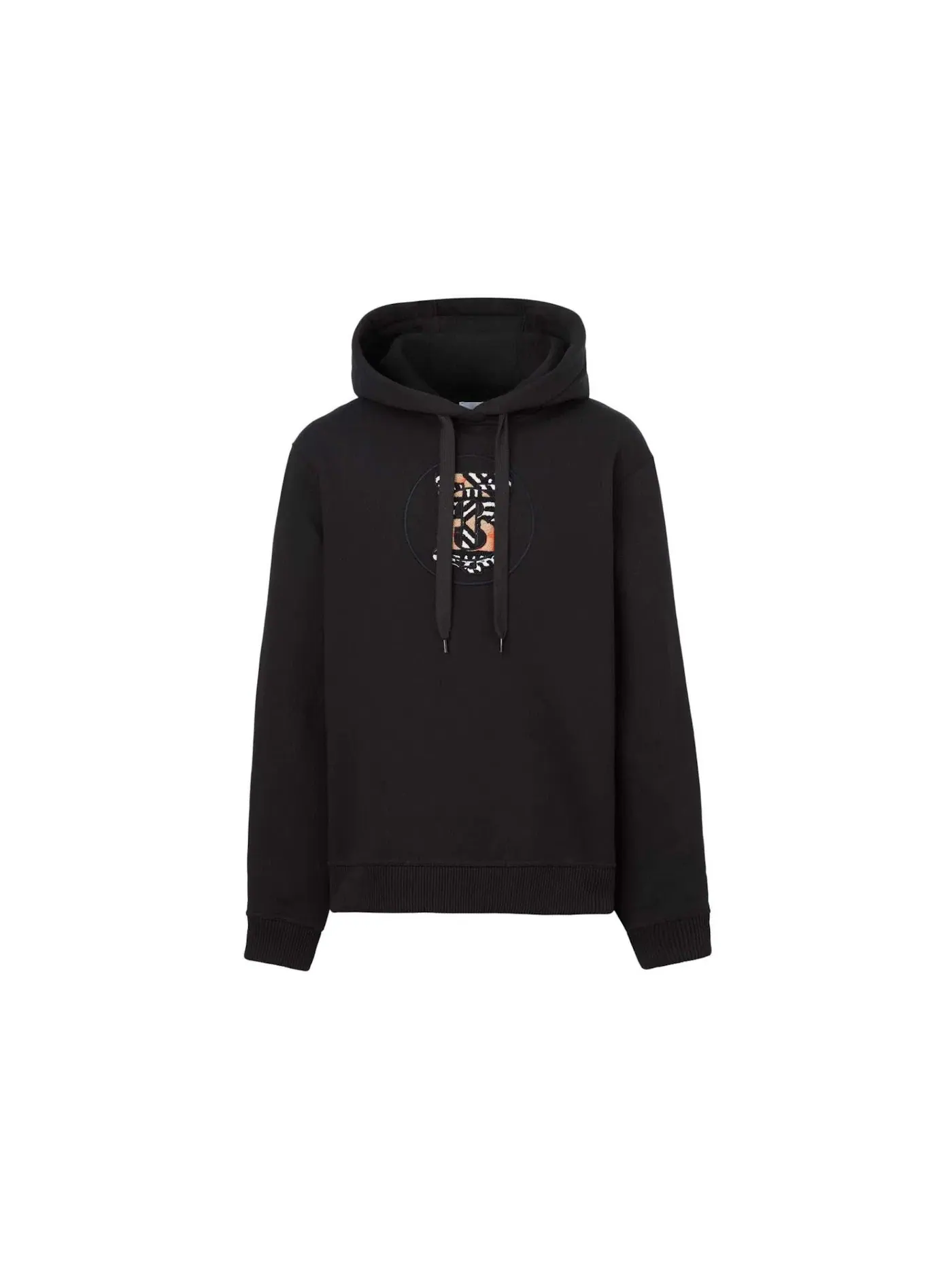Мужская худи с монограммой TB Burberry — изображение 1 из 1, черный
