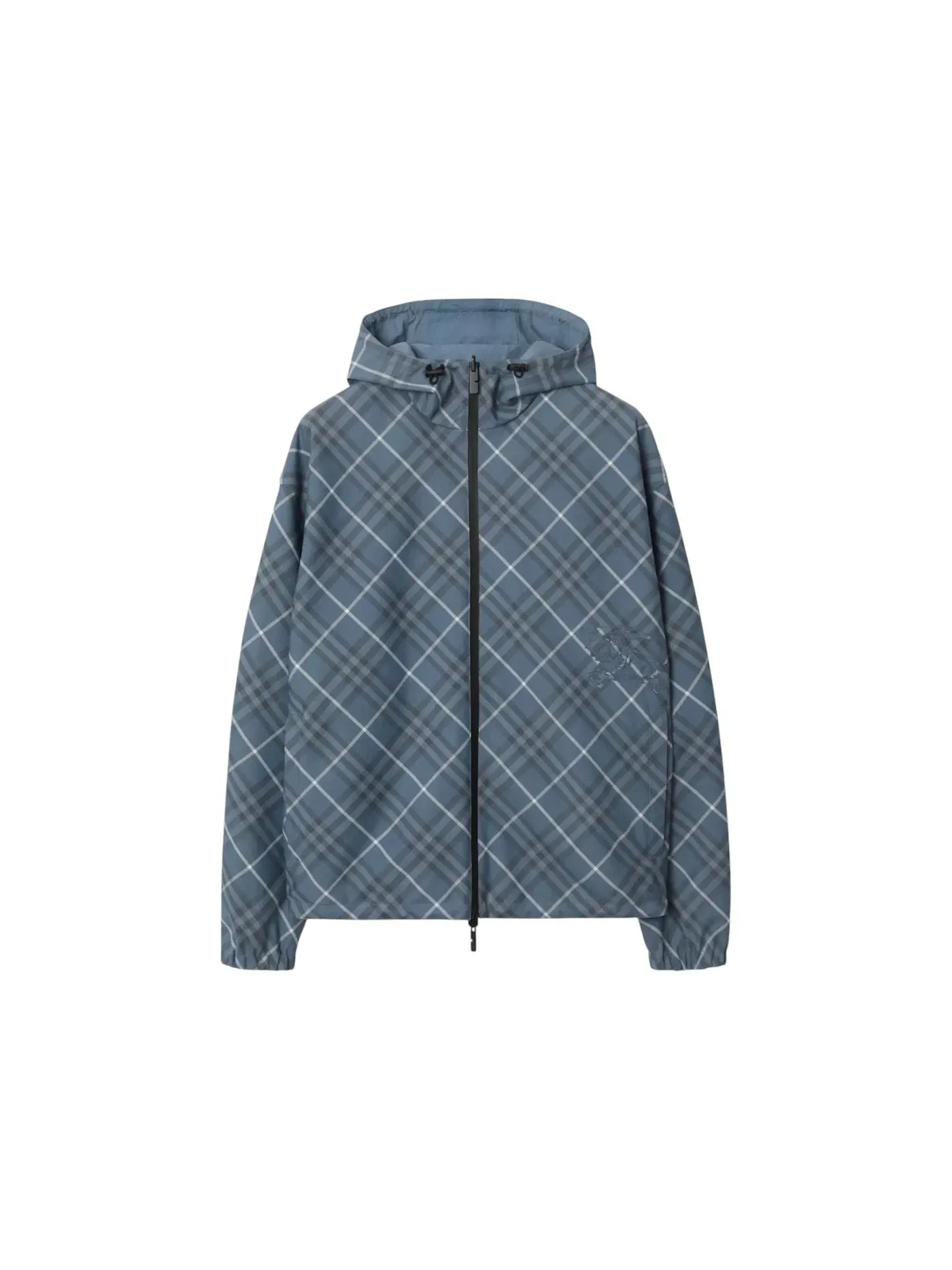 Мужская куртка-ветровка с принтом Windbreaker Burberry, Pewter Ip Check — изображение 1 из 1
