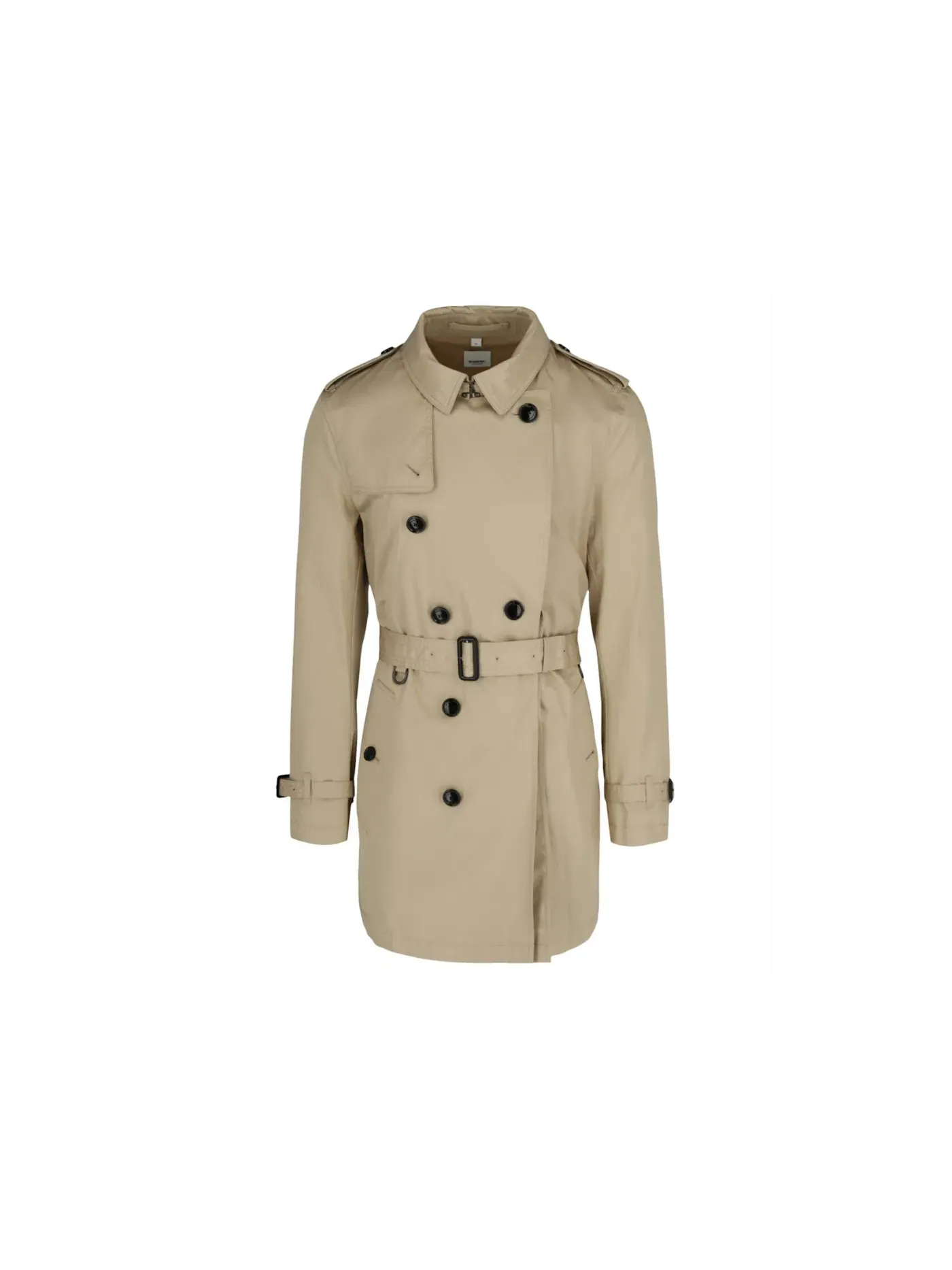 Мужское пальто из тренчкота Burberry — изображение 1 из 2, бежевый