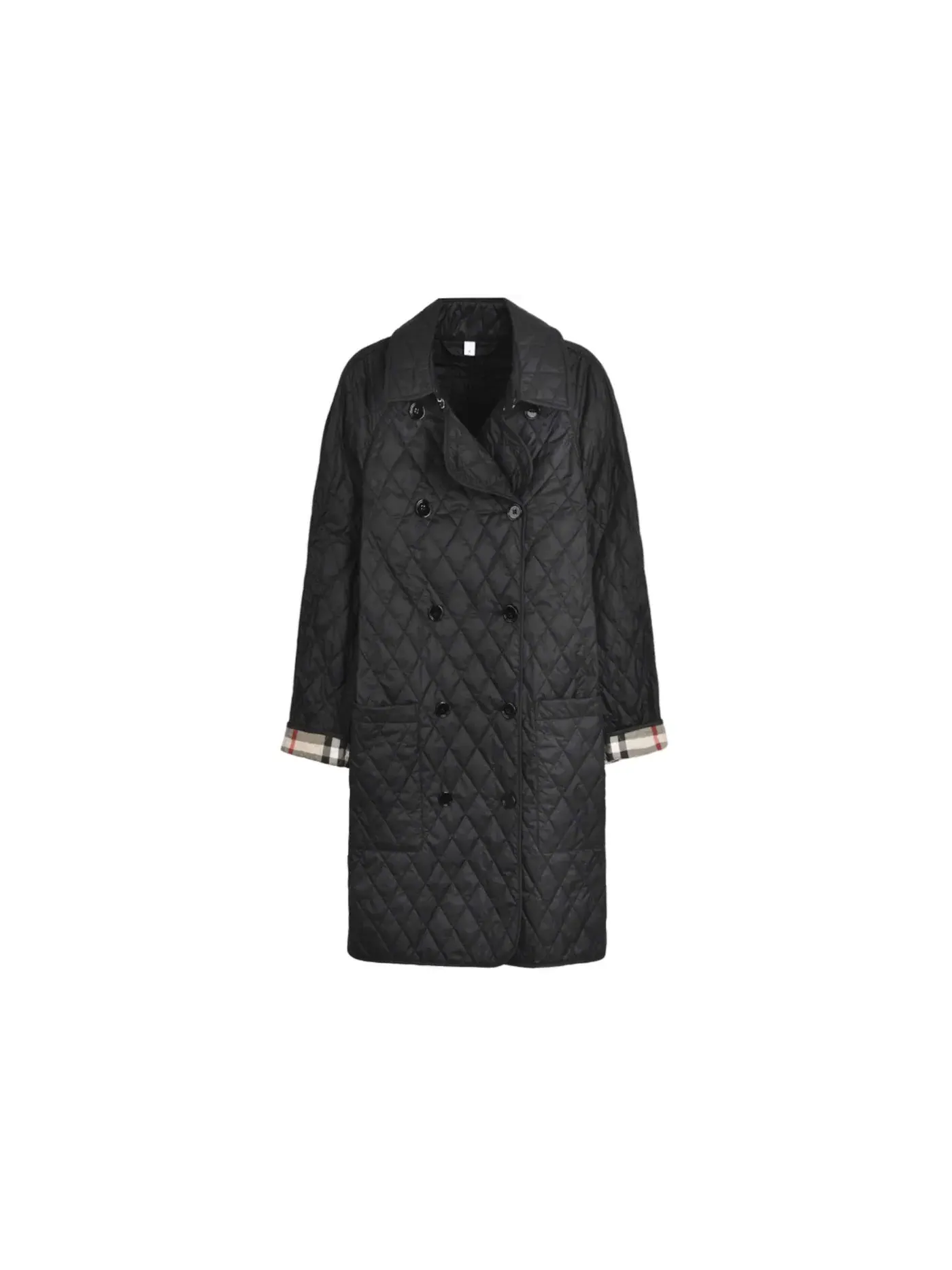 Женское удлиненное стеганое пальто с британским наследием Tything Burberry