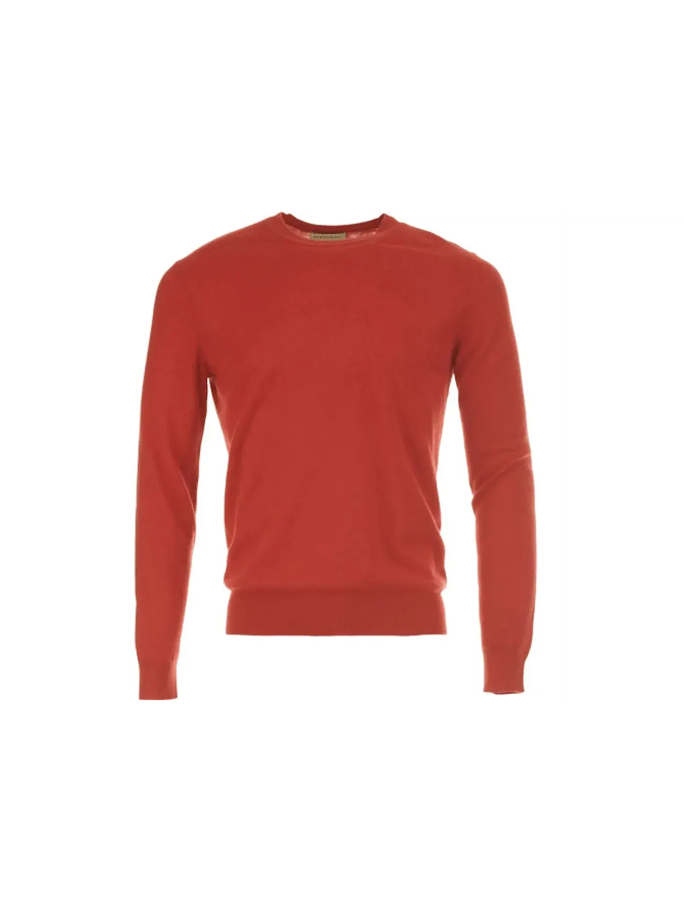 Мужской свитшот с принтом Burberry Vintage Check Elbow Patch Sweatshirt — изображение 1 из 2, красный