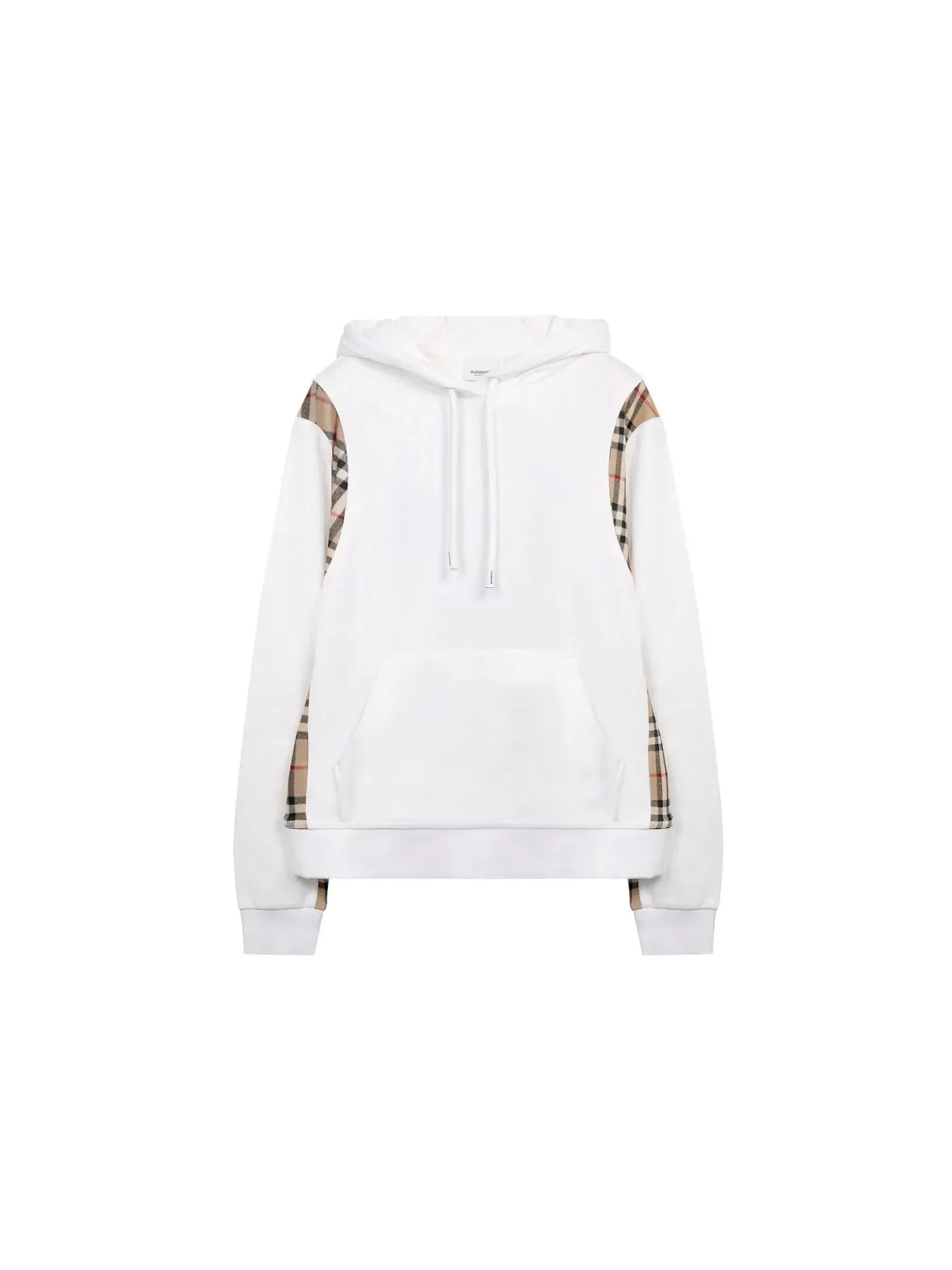 Женский худи с принтом Burberry Vintage Check Panel Oversized Hoodie