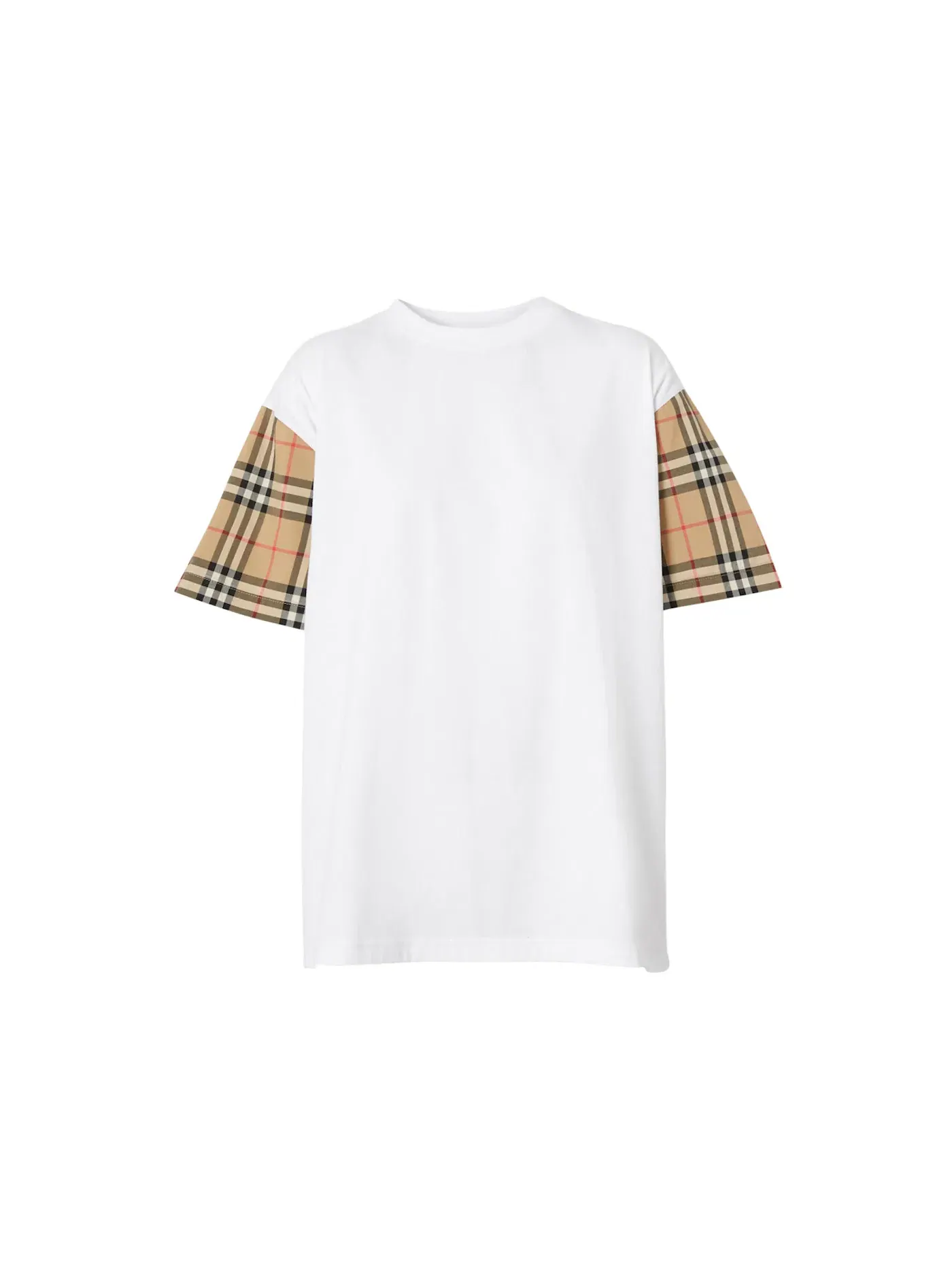 Женская футболка с длинным рукавом Burberry T-Shirt — изображение 1 из 1, белый/бежевый