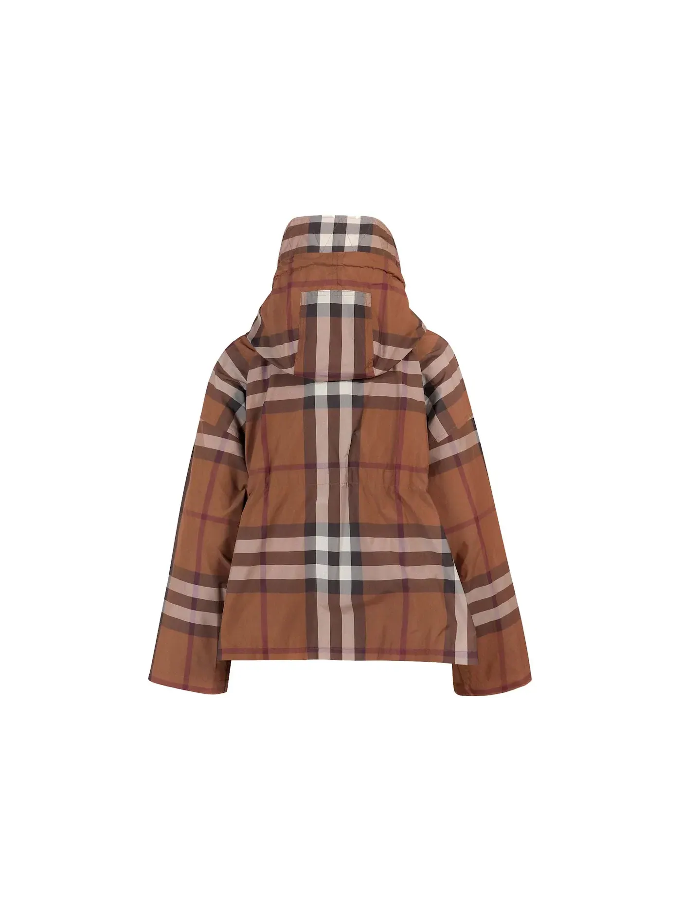 Женская куртка с принтом Check Motif Burberry — изображение 2 из 2, коричневый