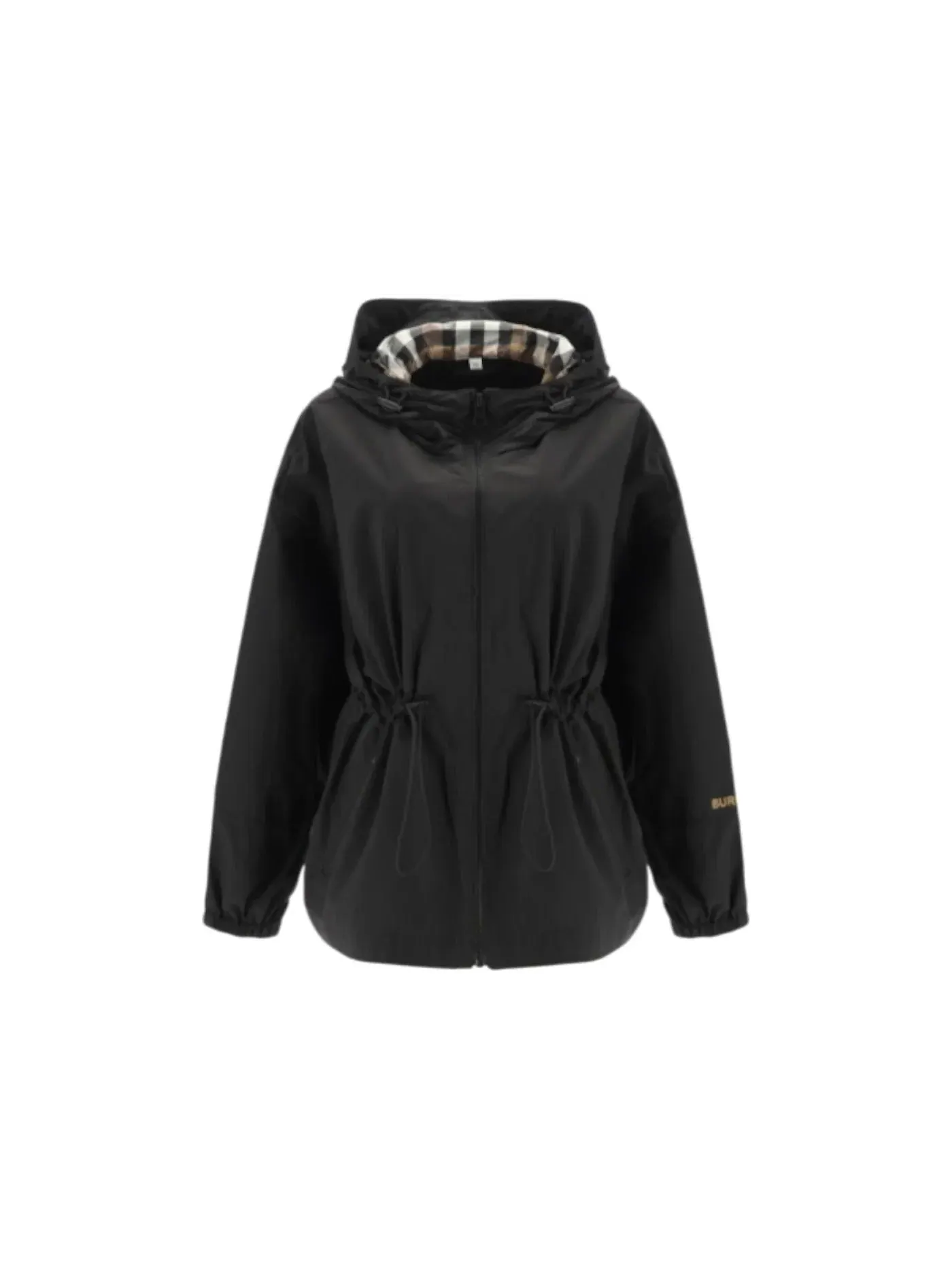 Женская куртка с капюшоном и кулиской Birley Burberry — изображение 1 из 2, черный