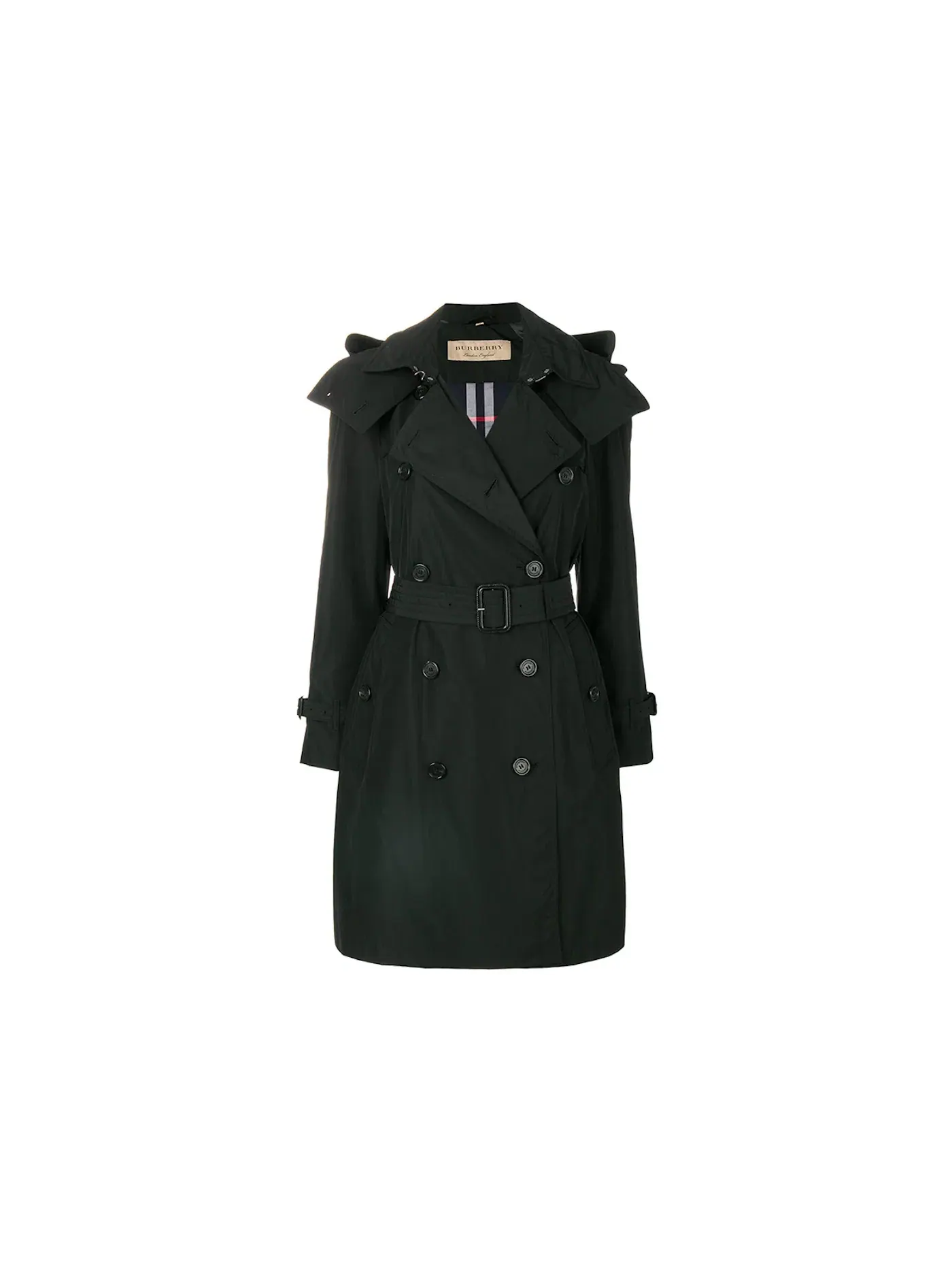 Женское пальто-тренч с капюшоном Amberford Burberry