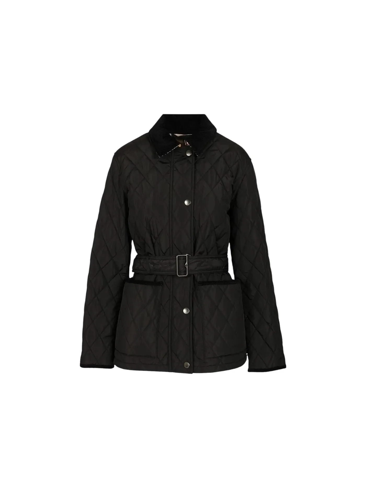 Женская стеганая куртка с подкладкой Burberry — изображение 1 из 1, черный