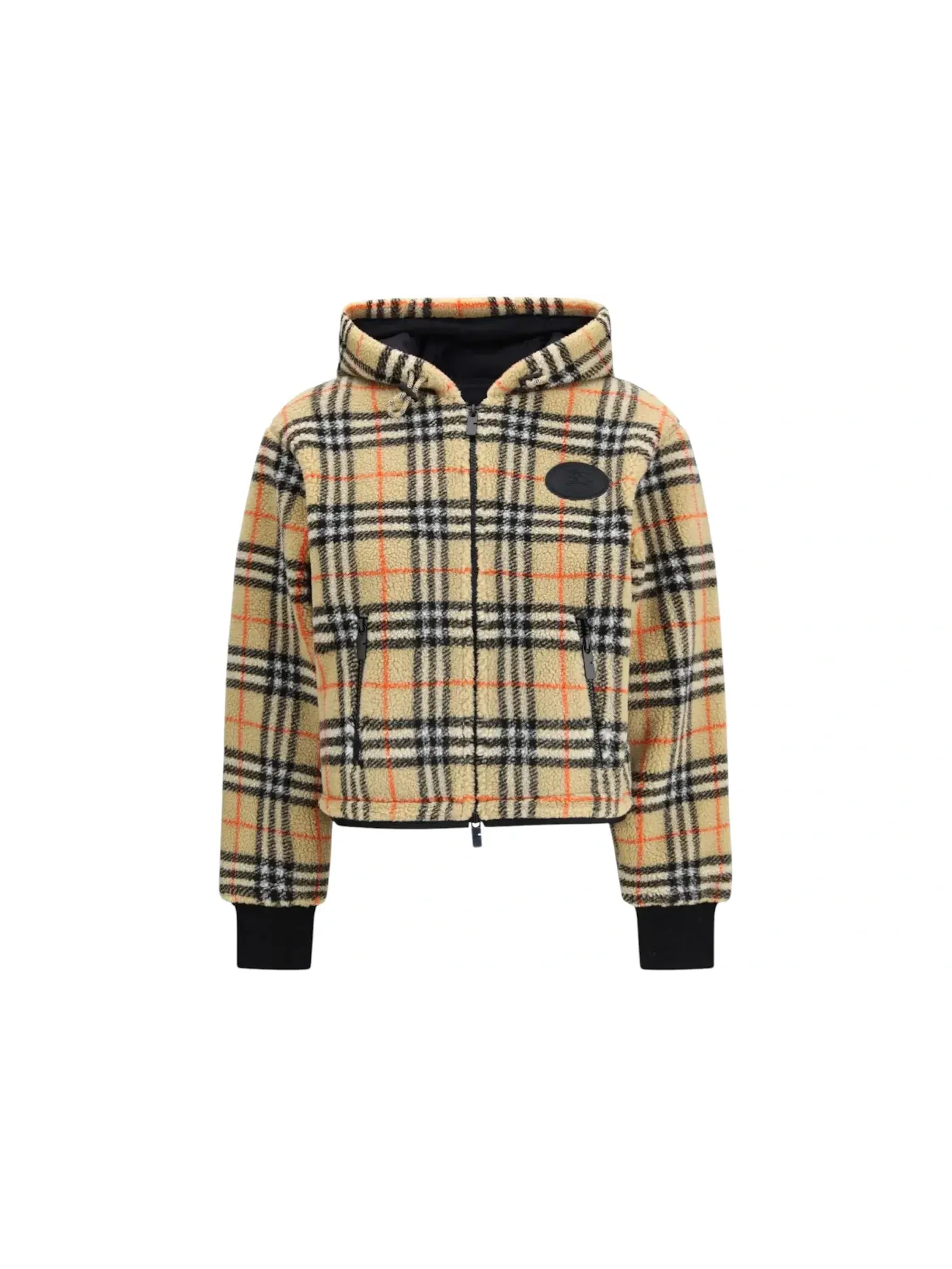 Женская куртка с клетчатым принтом Burberry — изображение 1 из 1, песочный