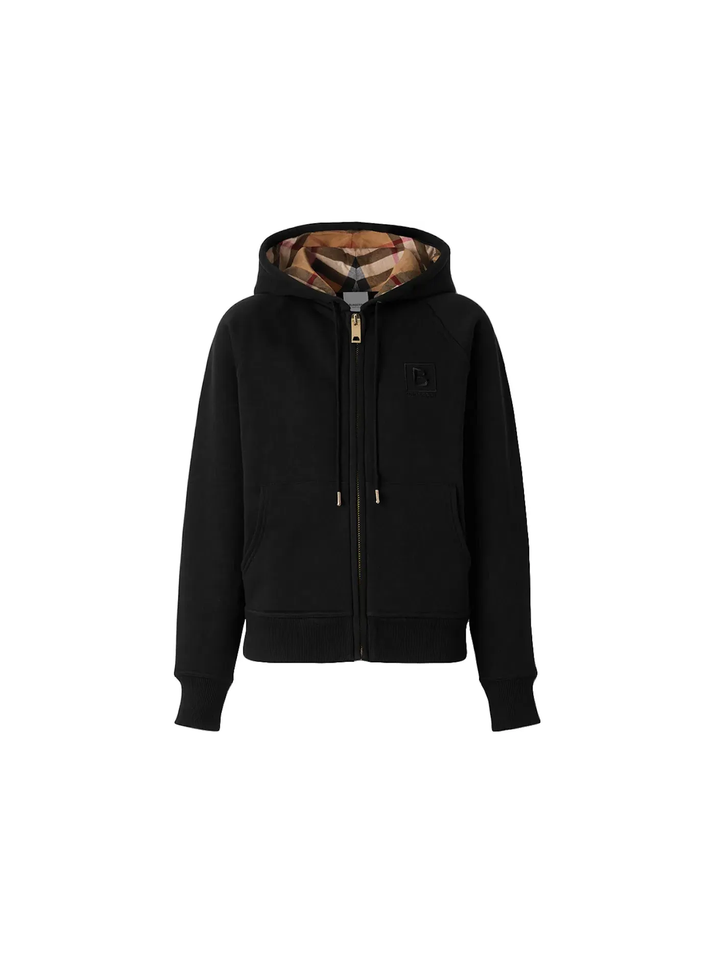 Женская худи на молнии с принтом Burberry Hoodie