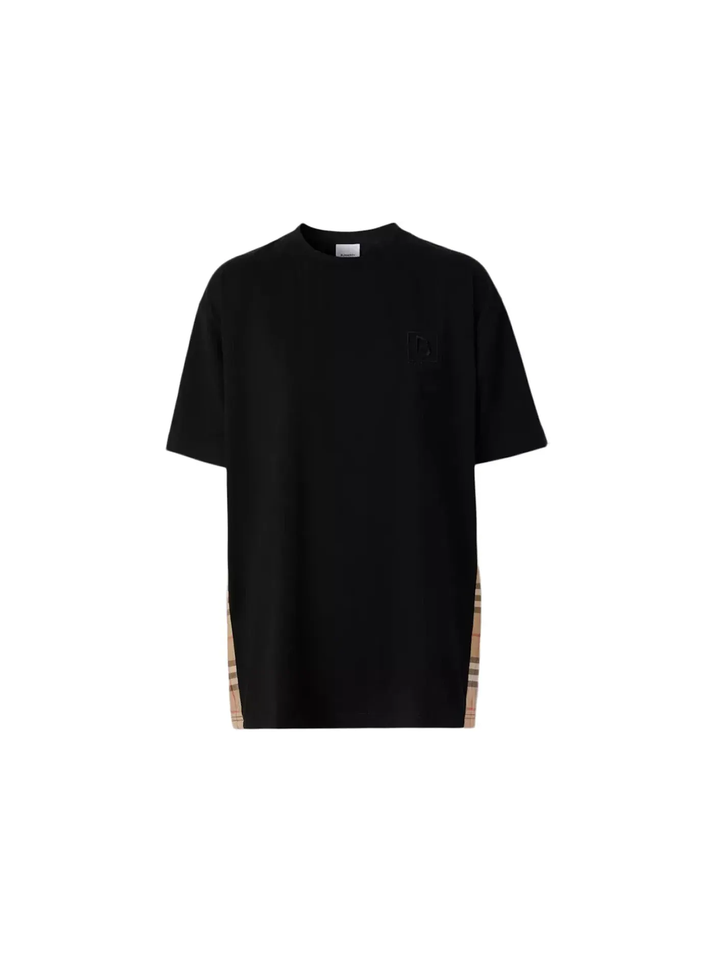 Женская футболка с принтом T-shirt Burberry — изображение 1 из 1, черный/бежевый