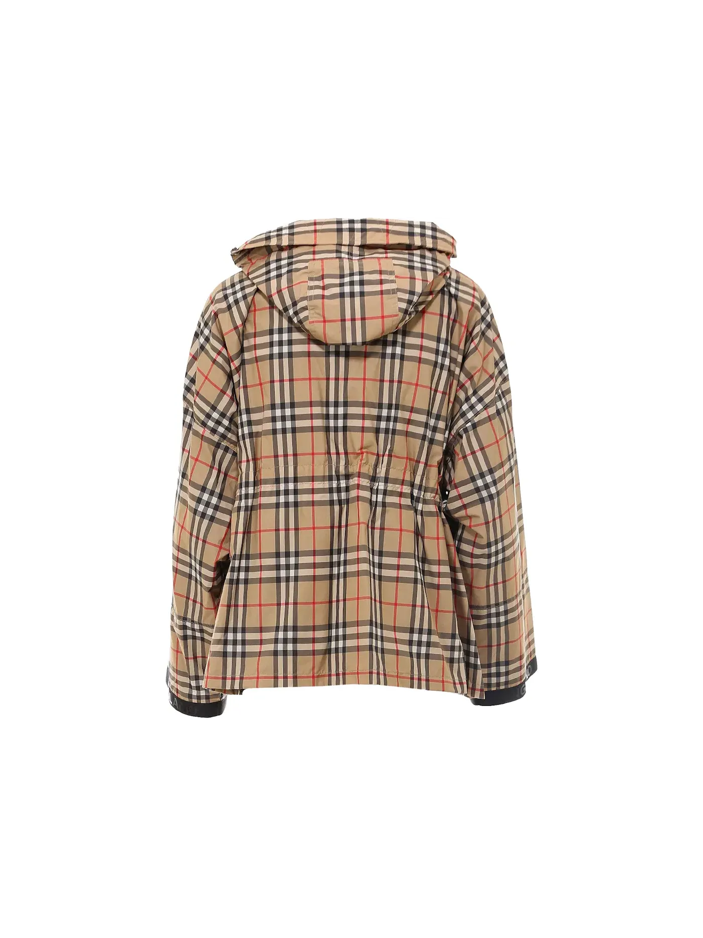 Женская куртка с традиционным клетчатым принтом Burberry — изображение 2 из 2, бежевый