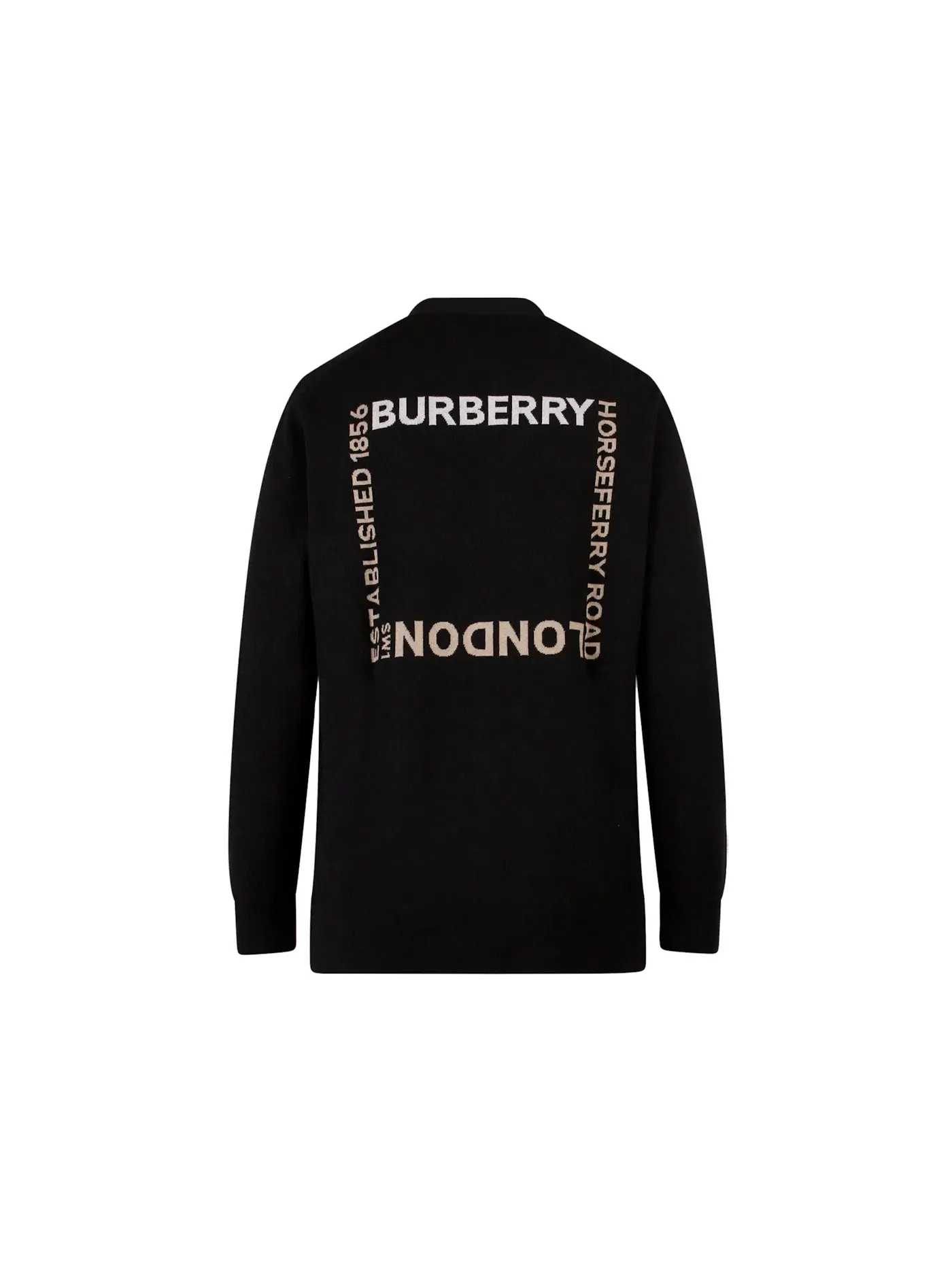 Женский кардиган из шерстяной смеси Cardigan Burberry — изображение 2 из 2, черный