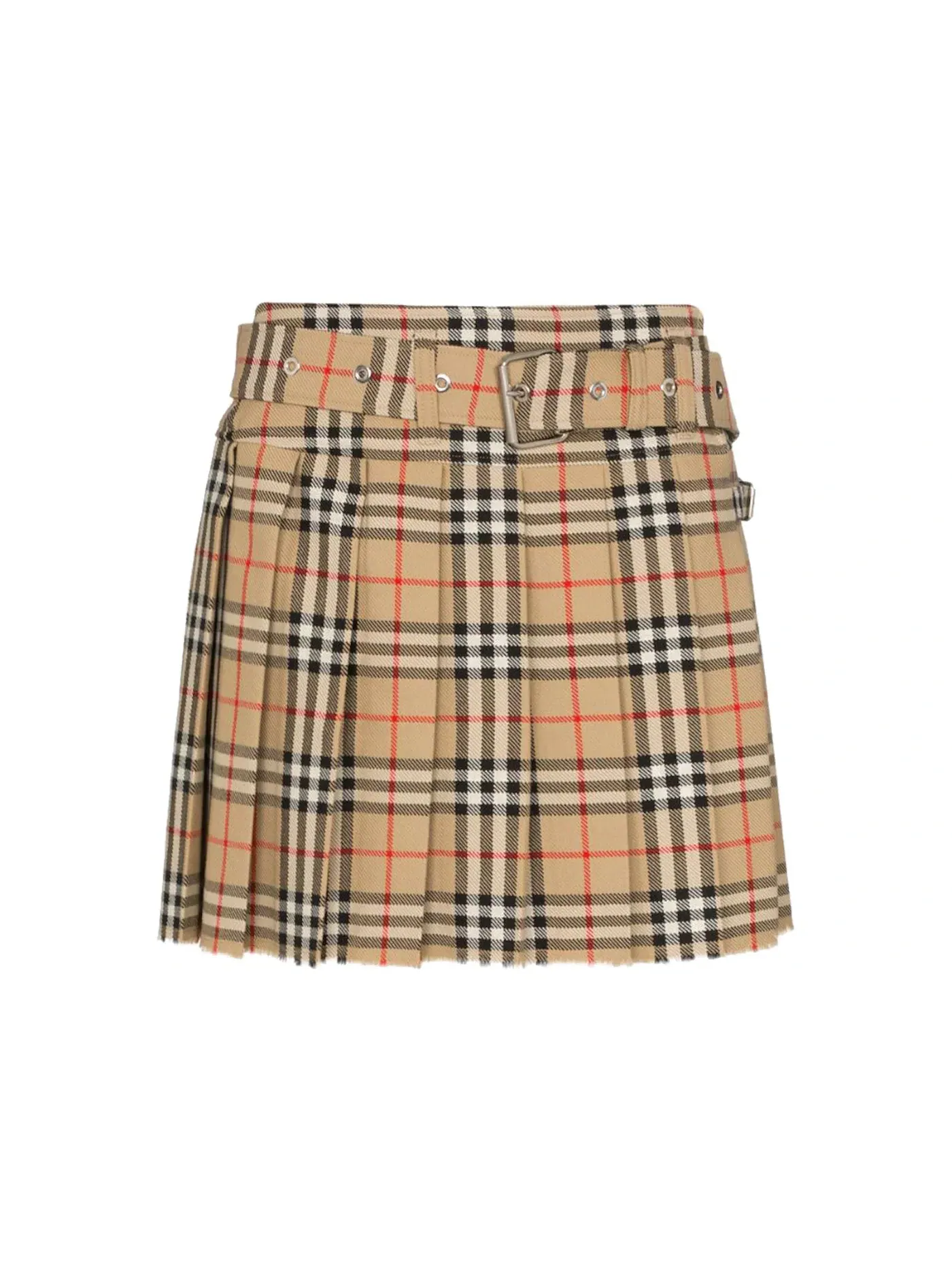 Женская юбка из шерсти Kilt Skirt Burberry, Vintage Check — изображение 1 из 1