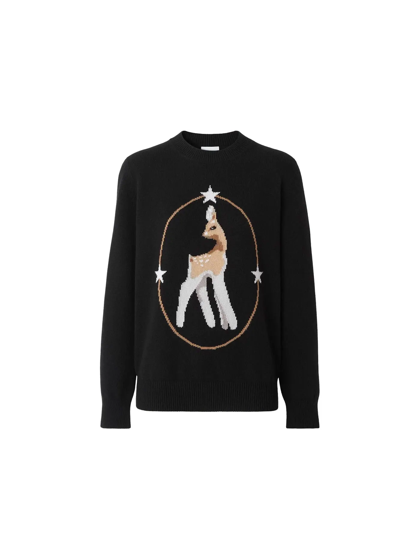 Женский свитер с принтом Deer Motif Burberry