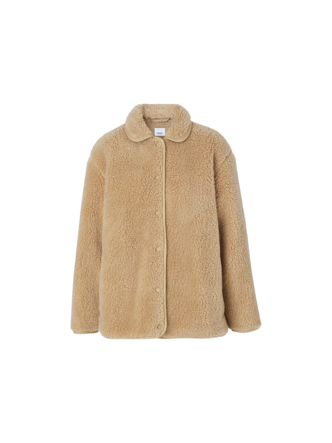 Женская куртка из шерсти и кашемира Burberry — изображение 1 из 1, бежевый