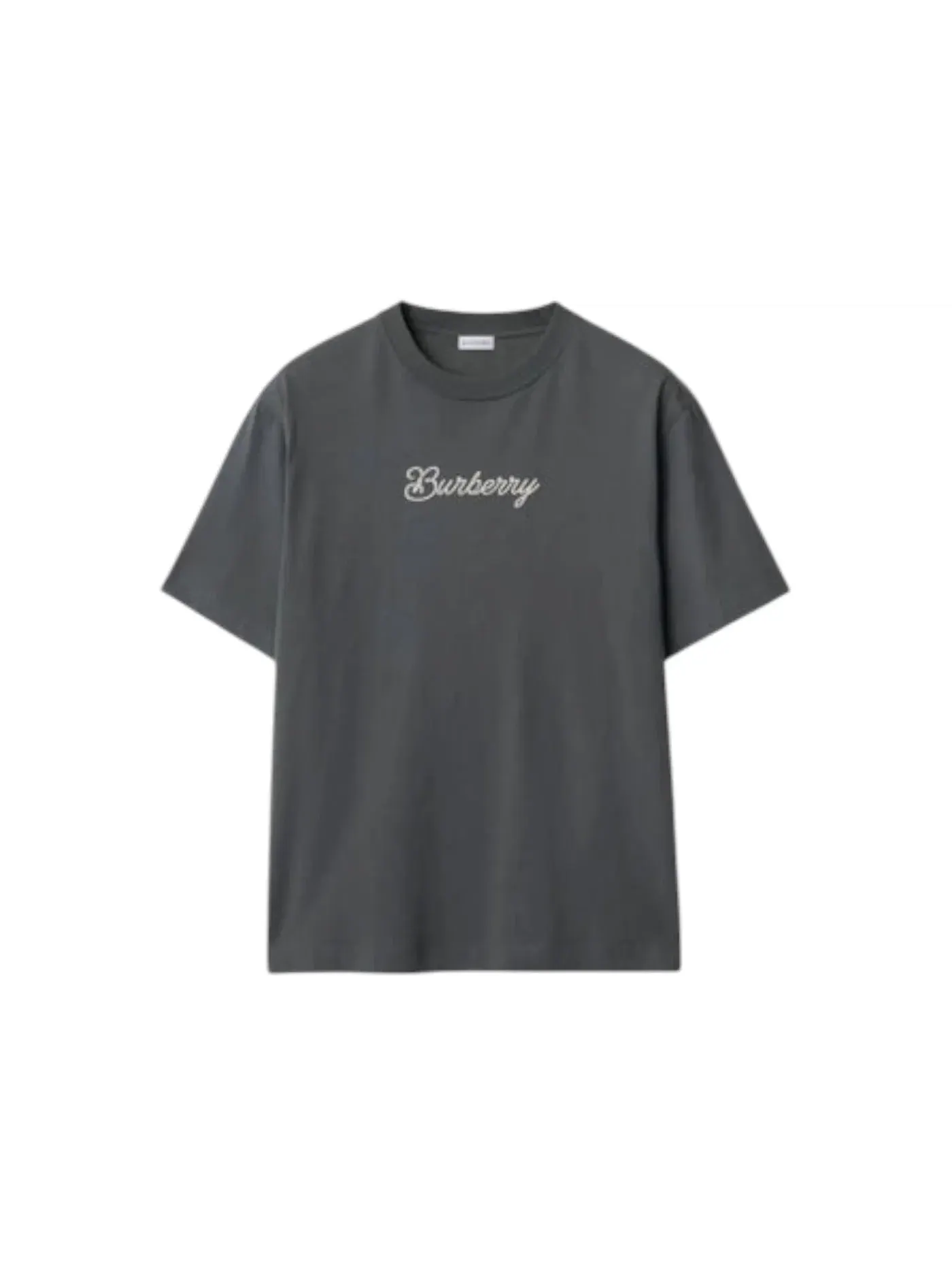 Мужская футболка с принтом Burberry Wordmark T-shirt Burberry — изображение 1 из 1, магнетический
