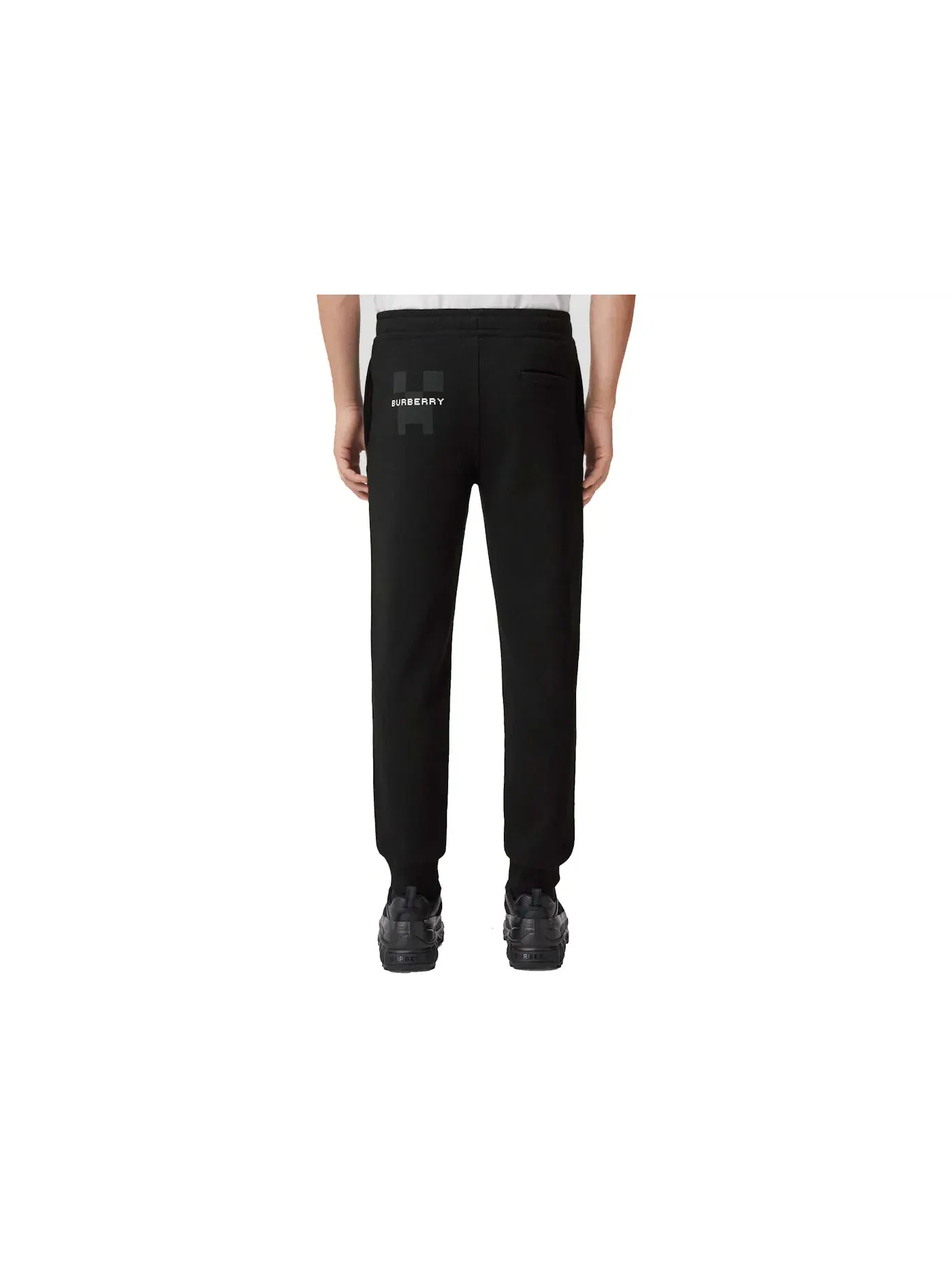 Детские спортивные штаны с принтом Burberry x Minecraft Embroidered Floral Cotton Jogging Pants Burberry — изображение 2 из 2