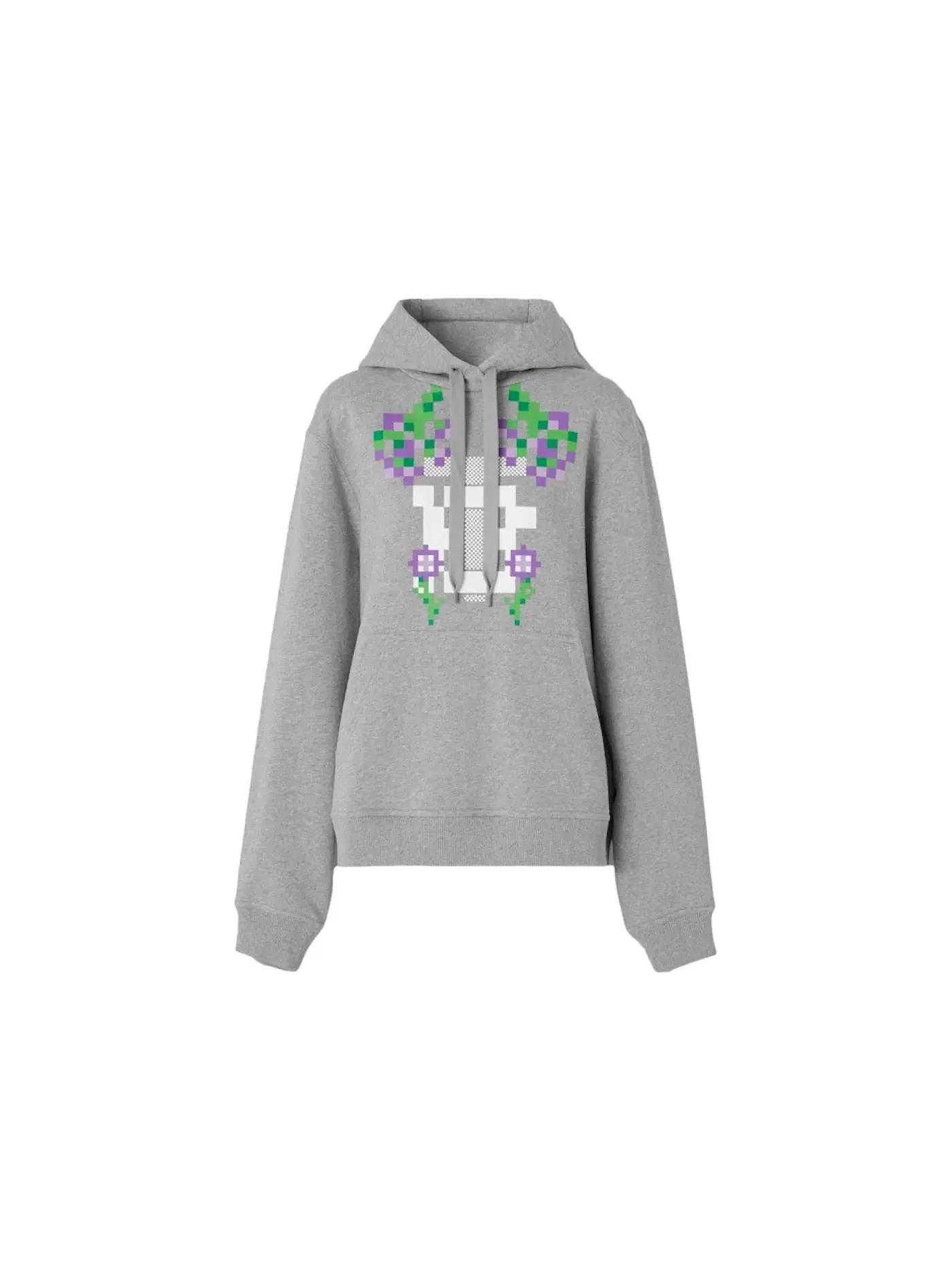 Детский худи с принтом Burberry x Minecraft Monogram Motif Print Cotton Hoodie Burberry