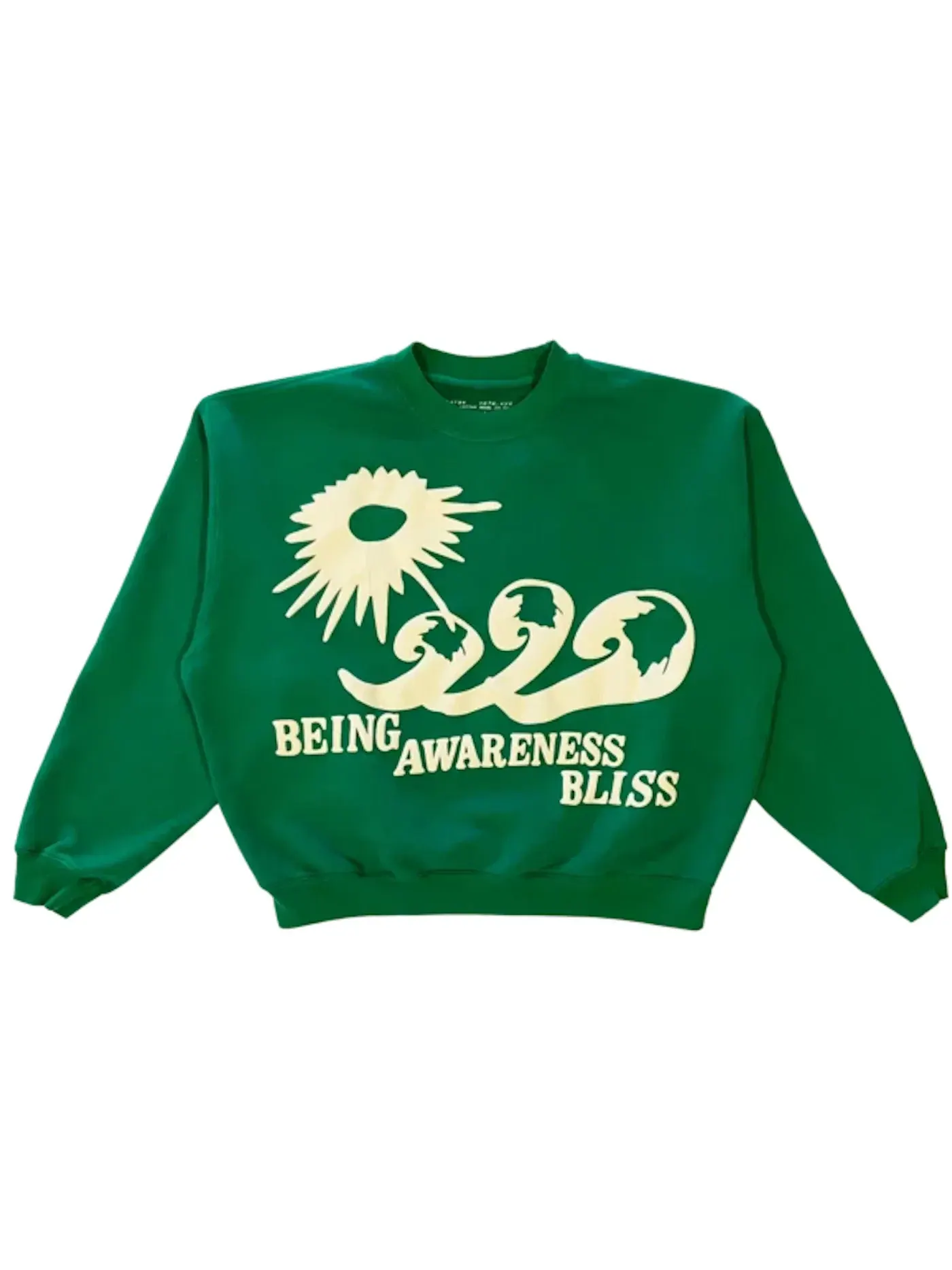 Мужской свитшот хлопковый Cactus Plant Flea Market Crewneck — изображение 1 из 1, зеленый
