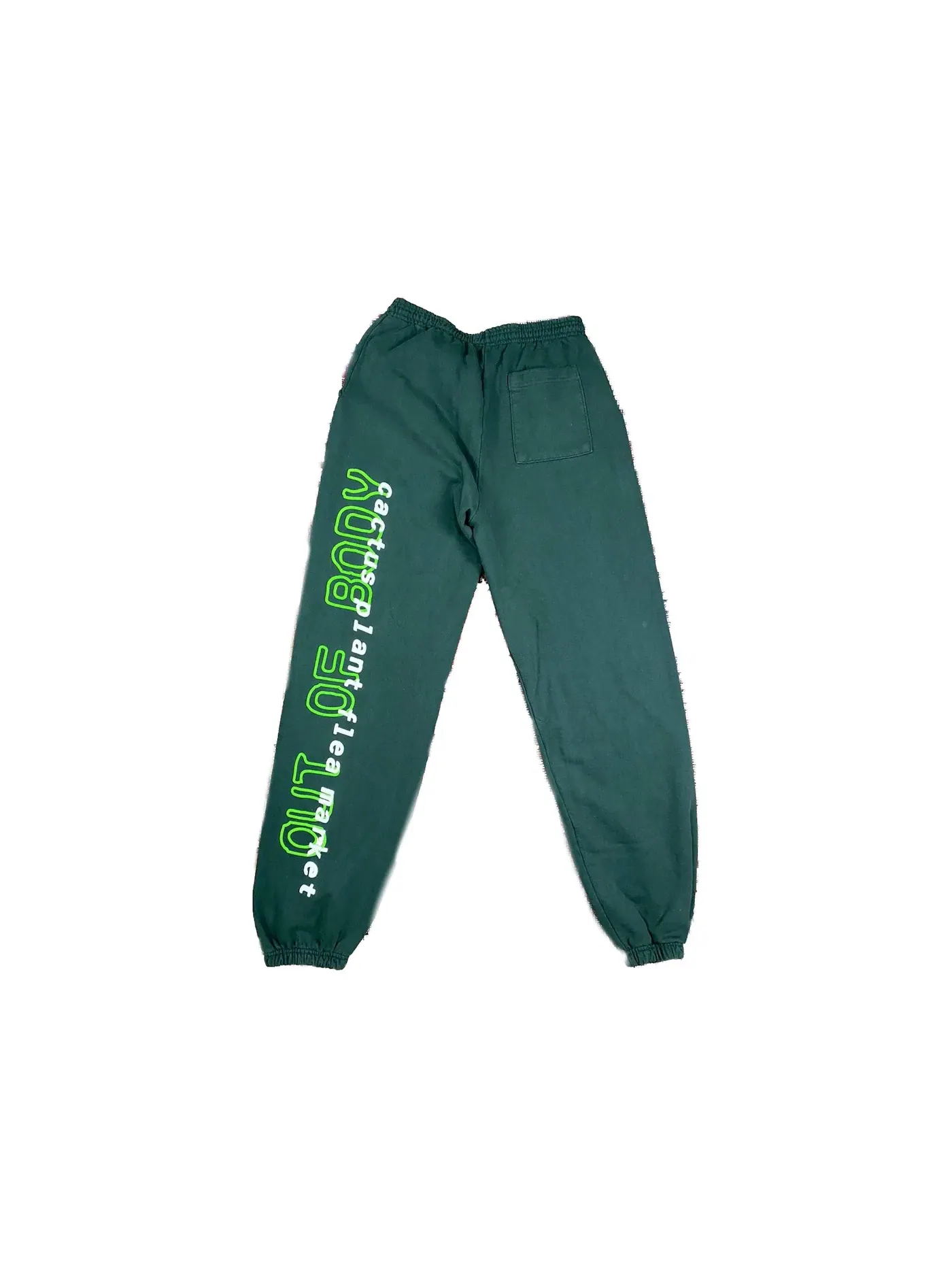 Мужские спортивные штаны Cactus Plant Flea Market Coachella Weekend 2 Sweatpants — изображение 2 из 2, зеленый