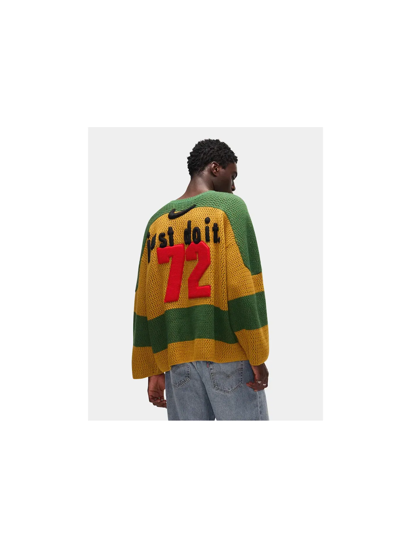 Мужской свитер крючком CPFM x Nike Crochet Hockey Sweater Cactus Plant Flea Market — изображение 5 из 6, чатни