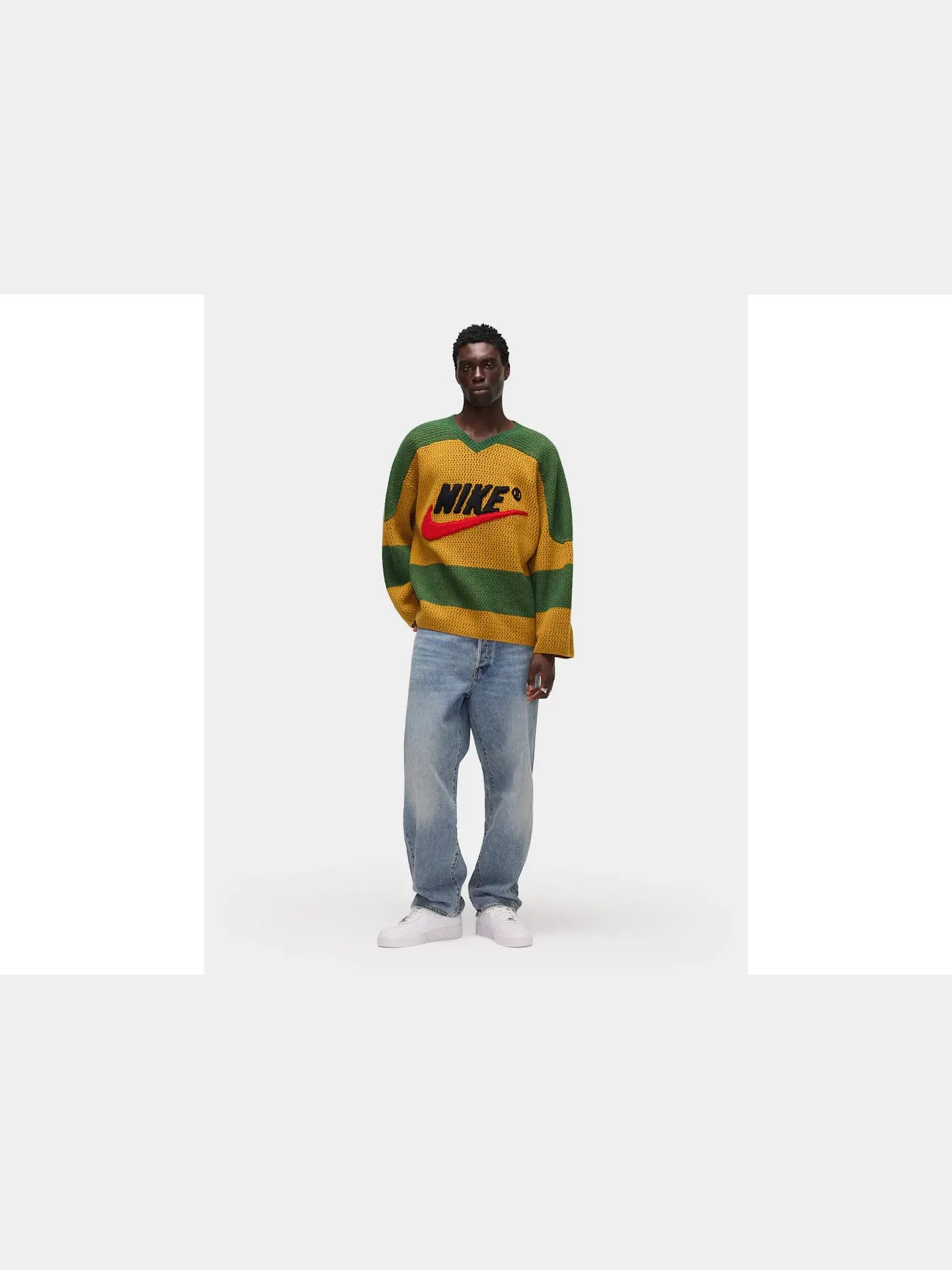 Мужской свитер крючком CPFM x Nike Crochet Hockey Sweater Cactus Plant Flea Market — изображение 6 из 6, чатни