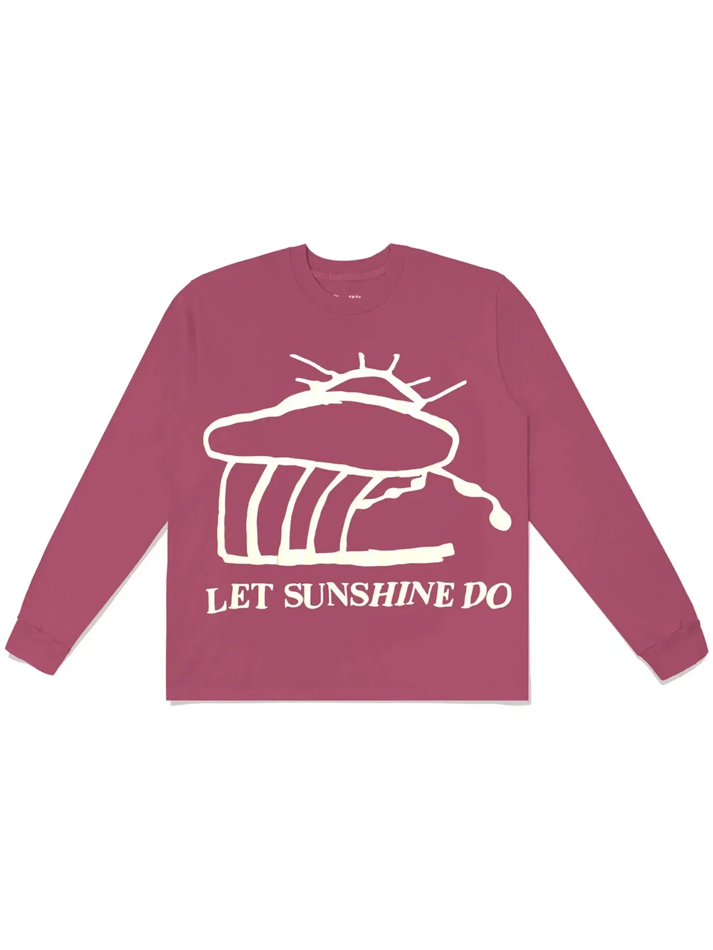 Мужская футболка с длинным рукавом Let Sunshine Do Cactus Plant Flea Market — изображение 1 из 1, фиолетовый