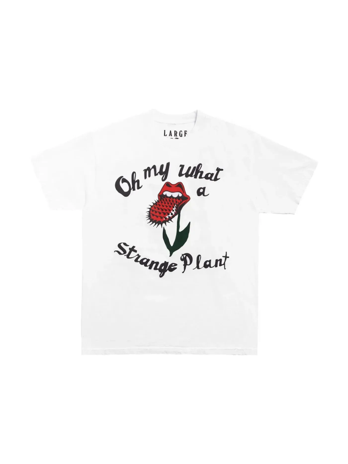 Мужская футболка с принтом Cactus Plant Flea Market Rolling Stones Strange Plant — изображение 1 из 2, белый