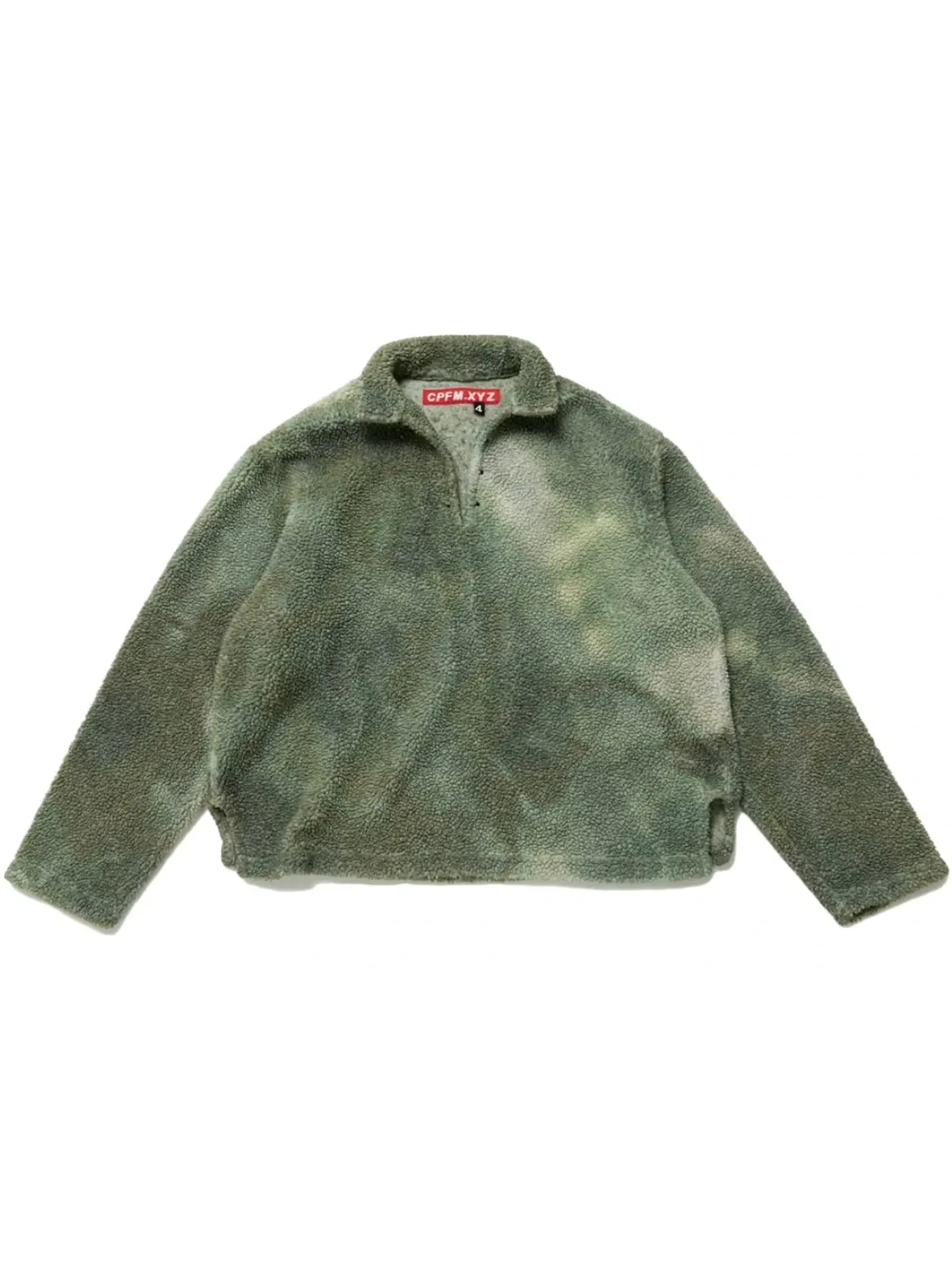 Мужской пуловер с принтом Cactus Plant Flea Market Pullover — изображение 1 из 2, зеленый