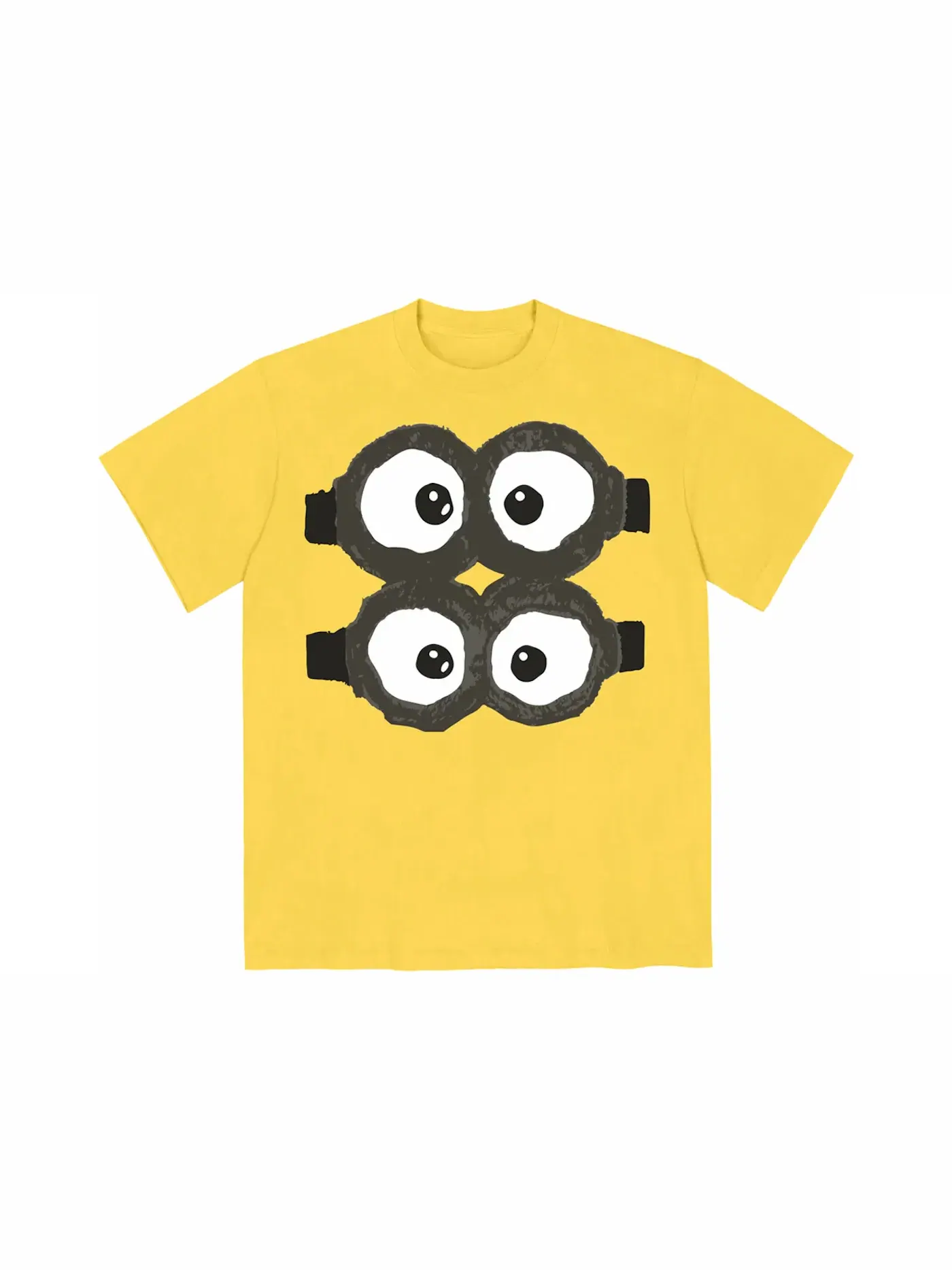 Мужская футболка с принтом Cactus Plant Flea Market x Despicable Me 4 Minions Theme Park Tee — изображение 1 из 2, желтый