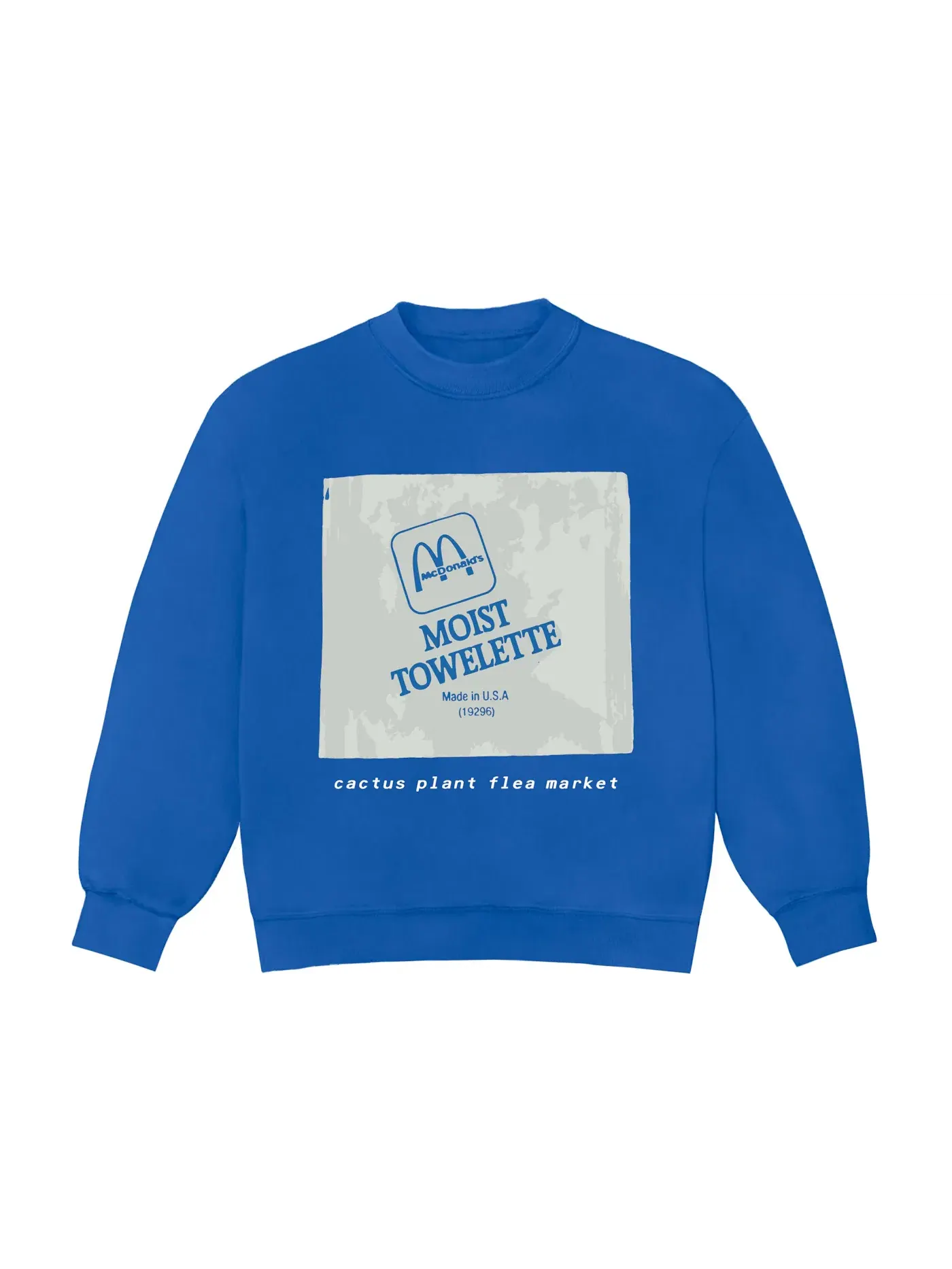 Мужской свитшот с принтом Crewneck Cactus Plant Flea Market, Patient — изображение 1 из 2