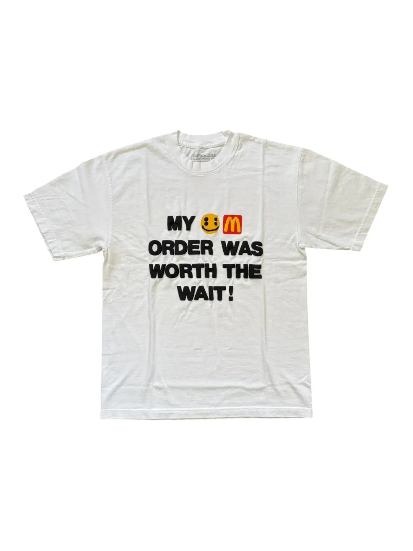 Мужская футболка с принтом Worth The Wait Tee Cactus Plant Flea Market — изображение 1 из 1, белый