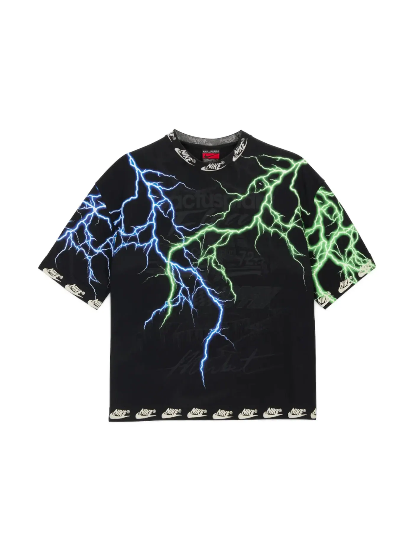 Мужская футболка с принтом Cactus Plant Flea Market CPFM x Nike Lightning Tee — изображение 2 из 2, мульти