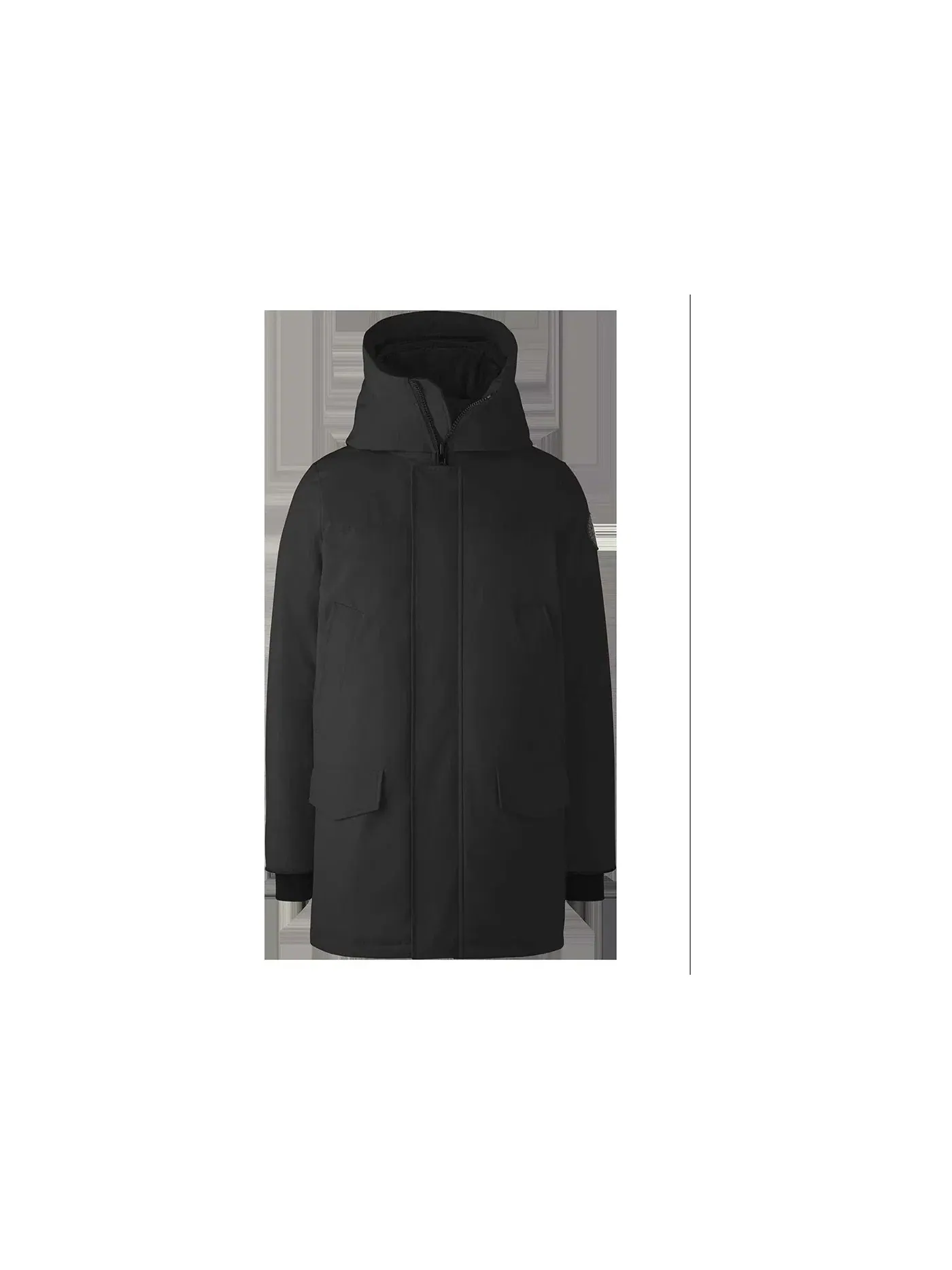 Мужская куртка-парка с длинным рукавом Canada Goose Langford Parka Jacket — изображение 1 из 2, черный