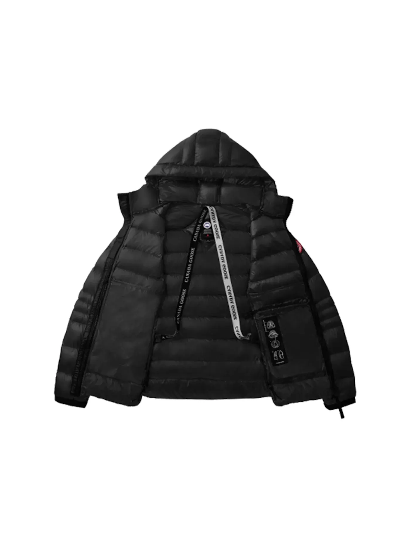 Мужская куртка с капюшоном Crofton Down Slim Fit Canada Goose — изображение 2 из 2, черный