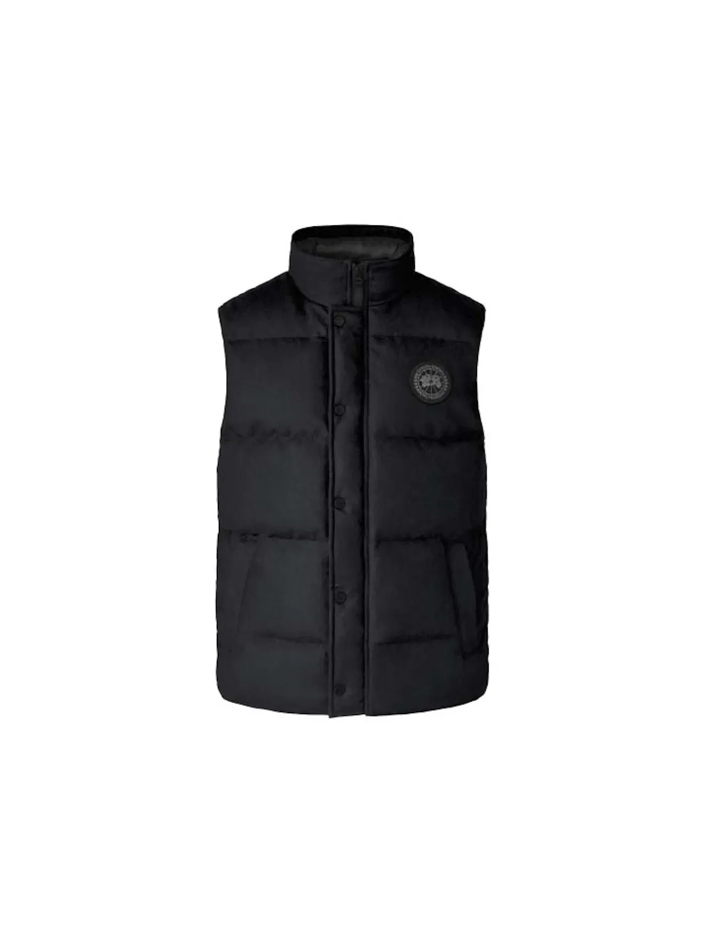 Мужской жилет с воротником-стойкой Garson Wool Canada Goose, Carbon Melange — изображение 1 из 1
