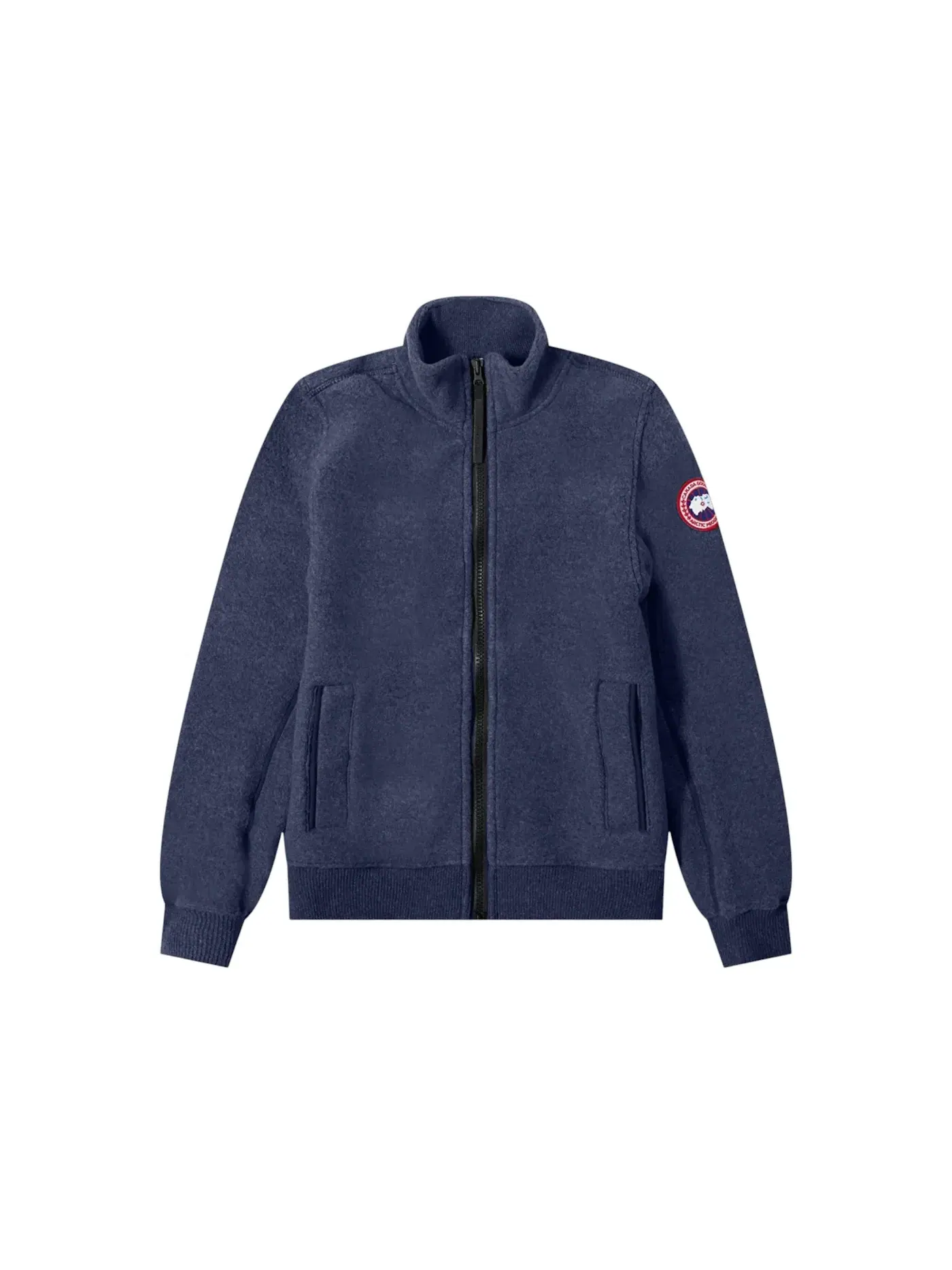 Мужская куртка-флис с принтом Canada Goose — изображение 1 из 1, темно-синий