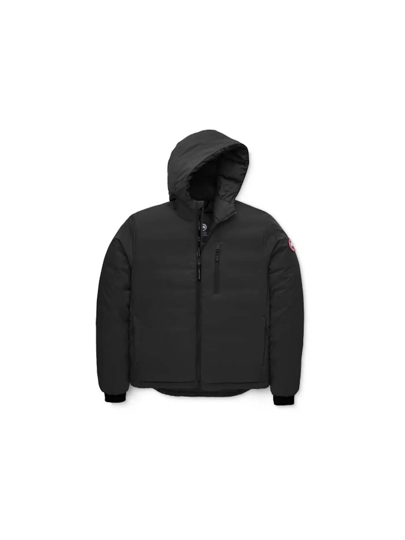 Мужская куртка-пуховик с капюшоном Canada Goose Lodge Down Hoody — изображение 1 из 1, черный