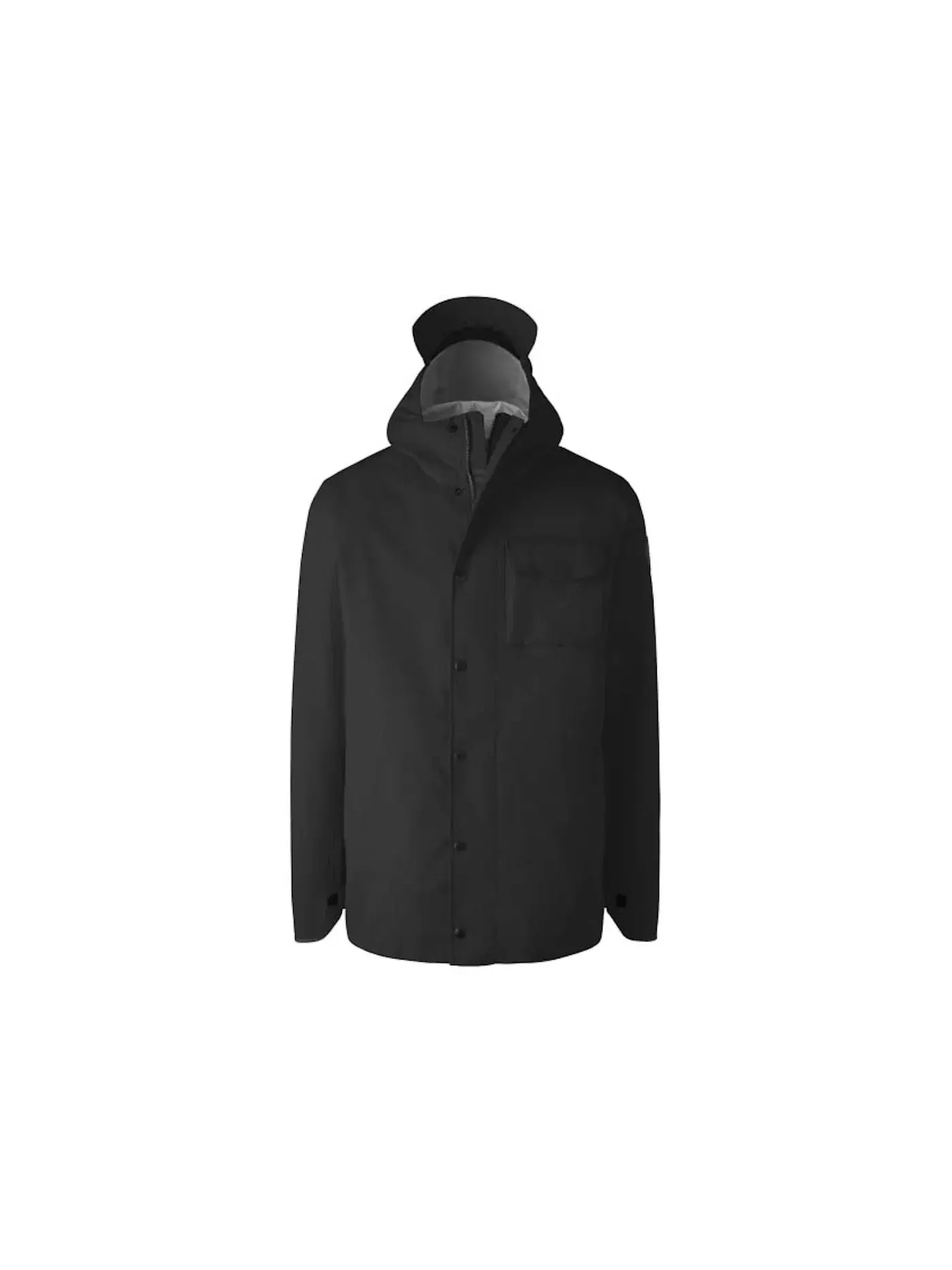Мужская куртка с водонепроницаемым покрытием Canada Goose Nanaimo Black Label — изображение 1 из 1, черный